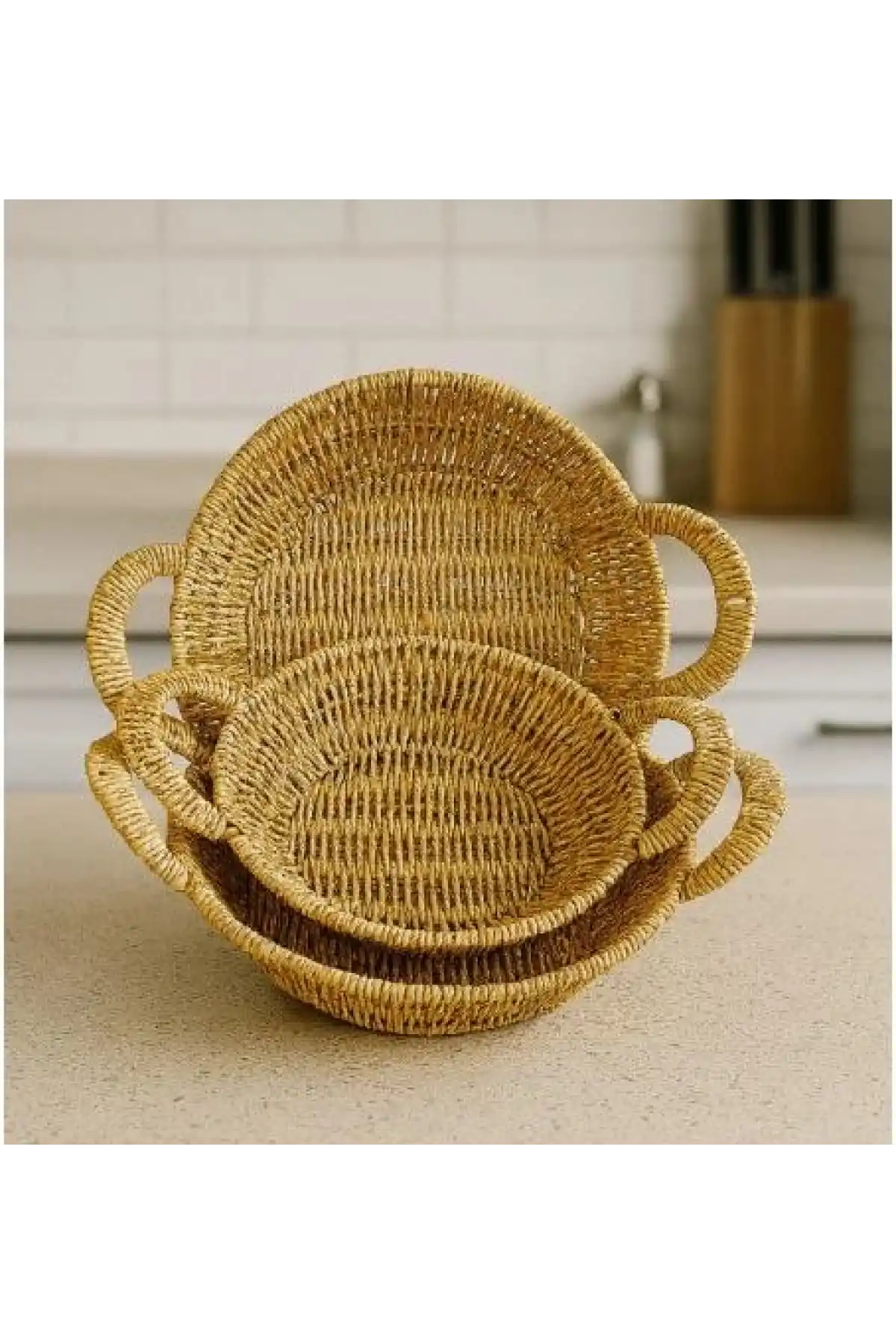 Doğaner Yuvarlak Büyük Sepet 1 Adet