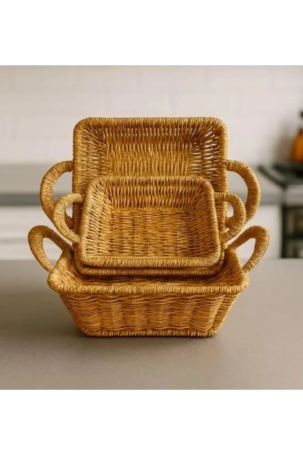 Doğaner Kare Küçük Sepet 1 Adet