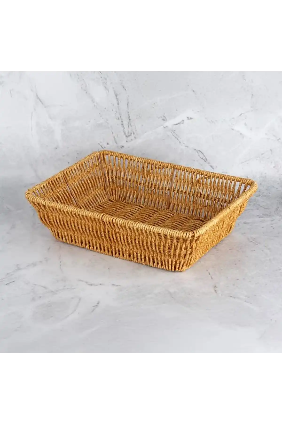Mien Dikdörtgen Rattan Ekmek Sepeti