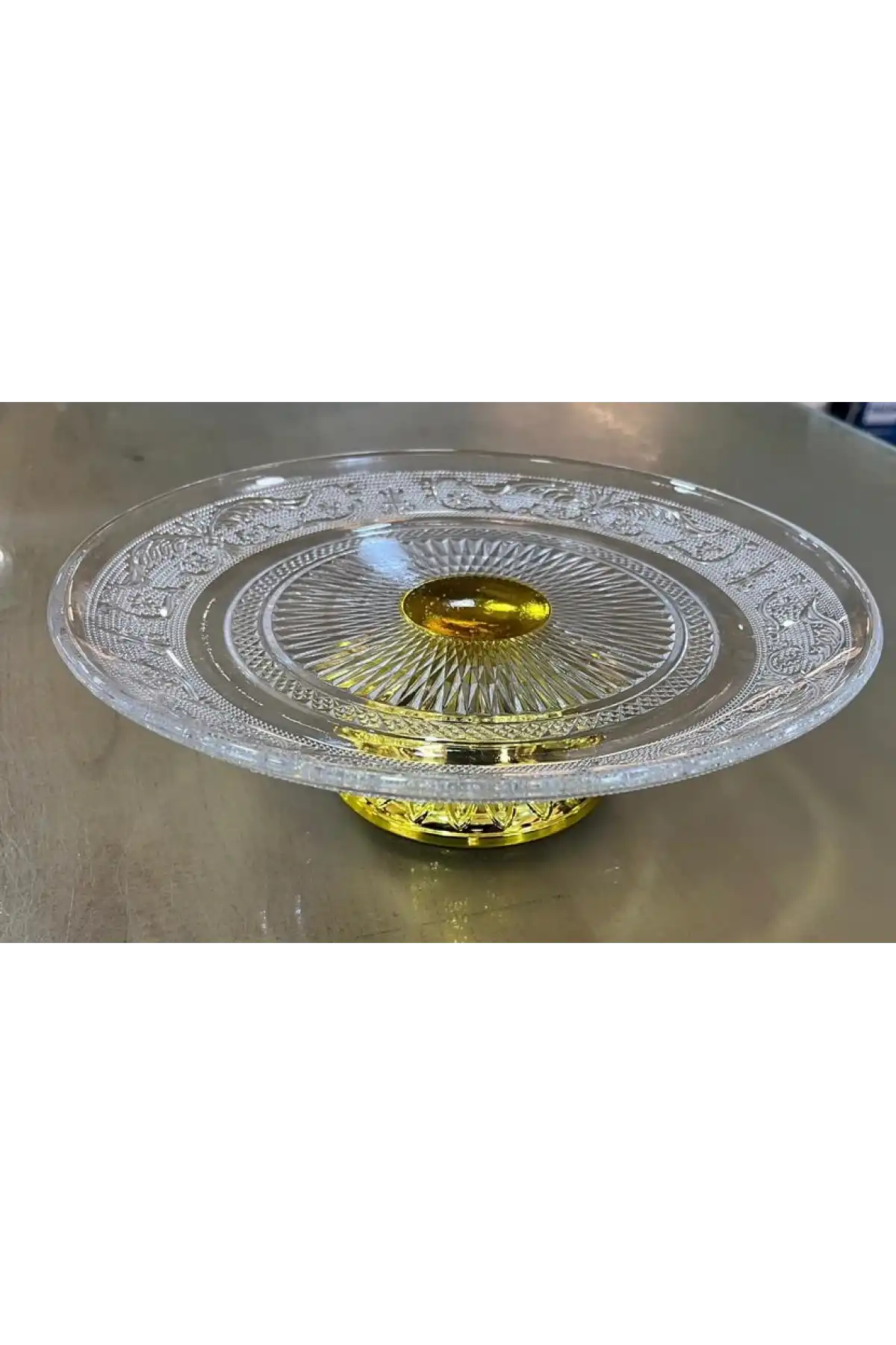 Slv Ayaklı Sunum Tabağı