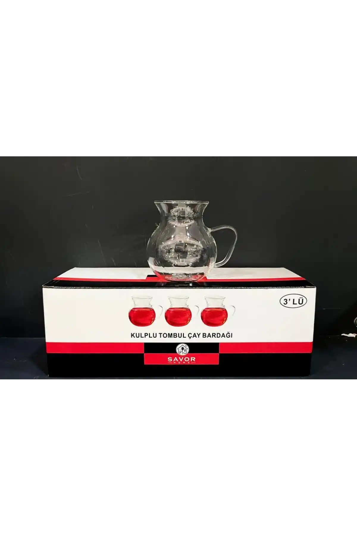 Slv Kulplu Damla Su Bardağı