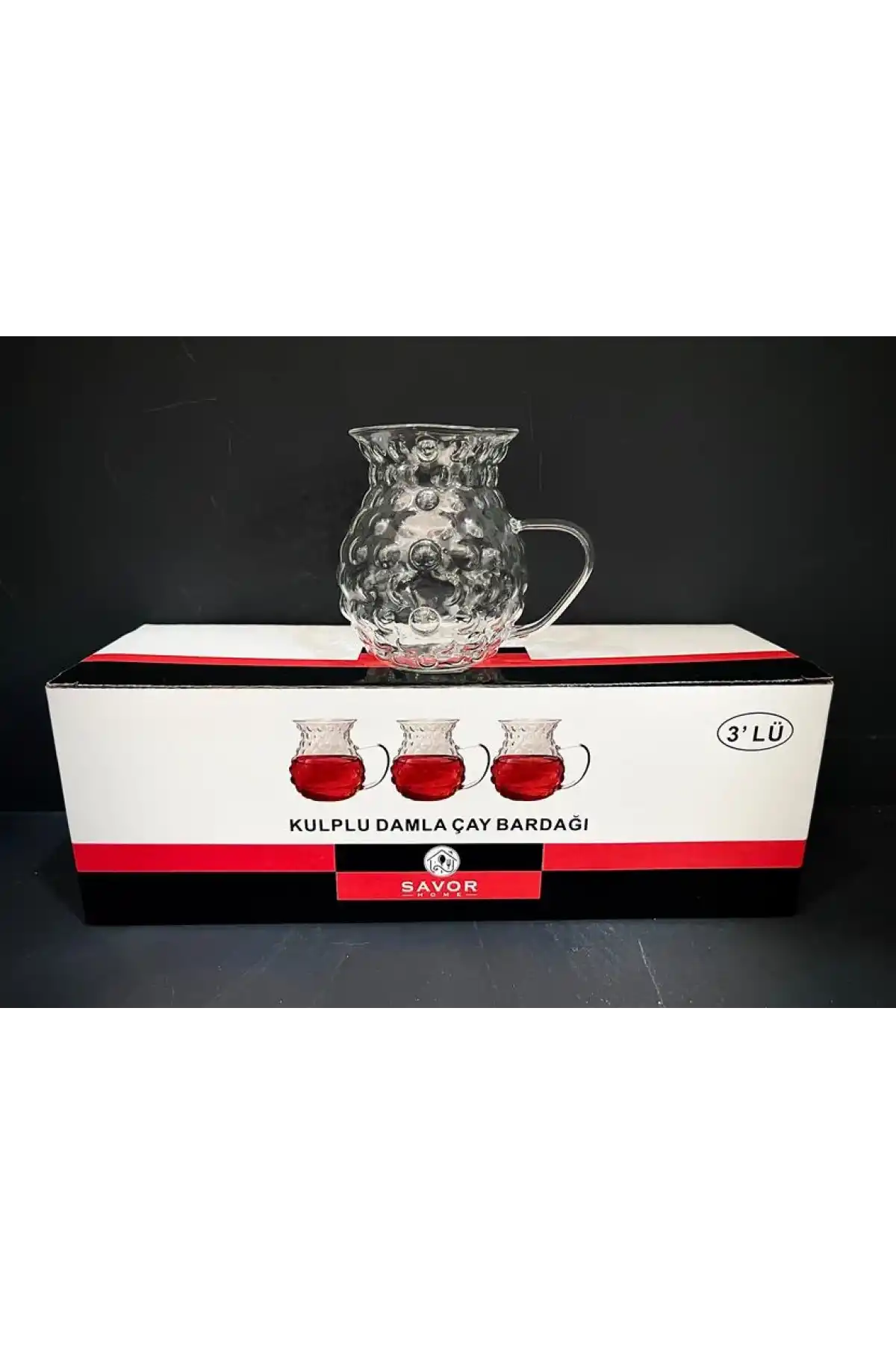 Slv Kulplu Çay Bardağı