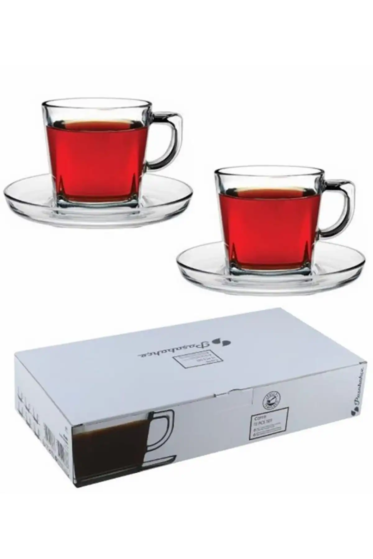 Paşabahçe 95307 Carre Çay Fincanı 6lı