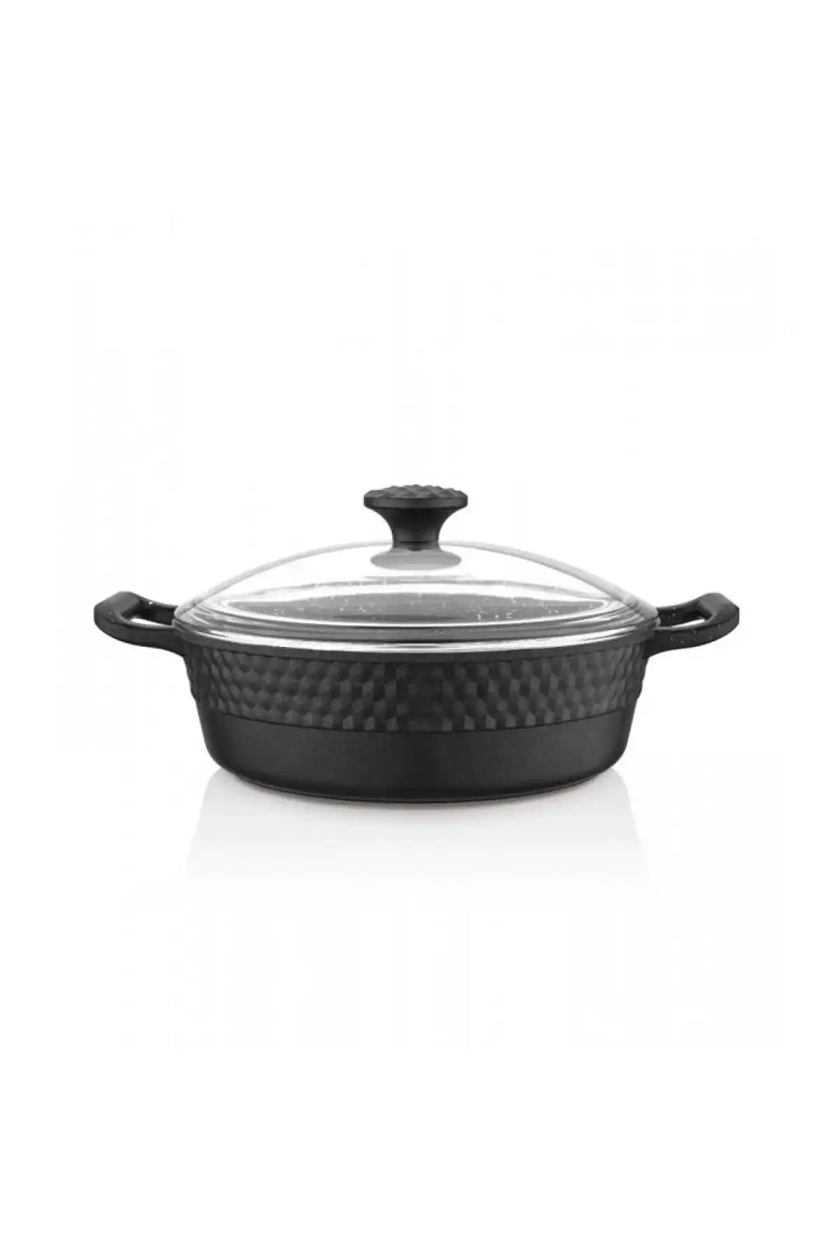 Ferro Kısa Tencere 28cm Granit