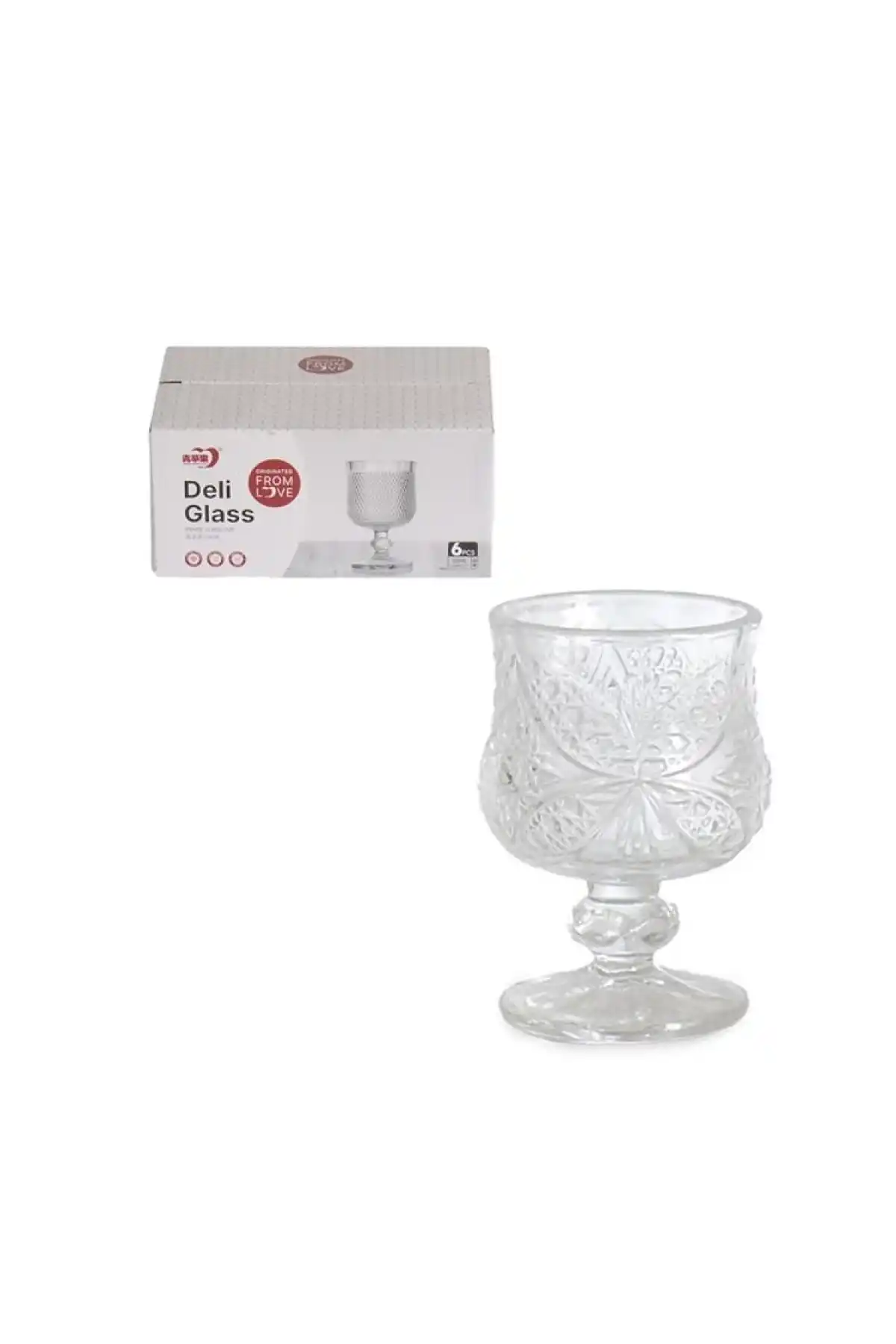 Esonez Cam Bardak 40cc 6lı