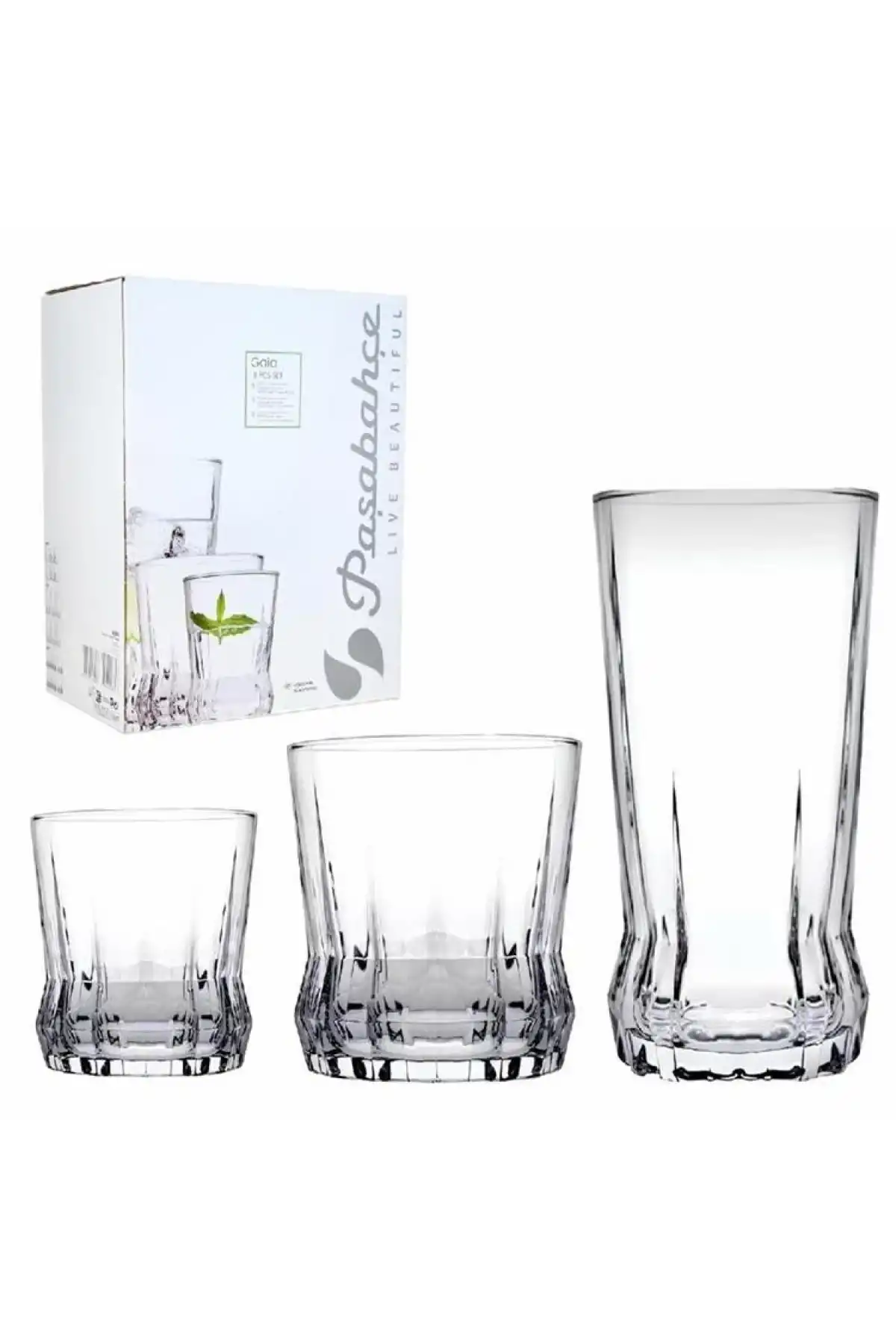 950082-1X2-Gaia 18 Parça Bardak Seti