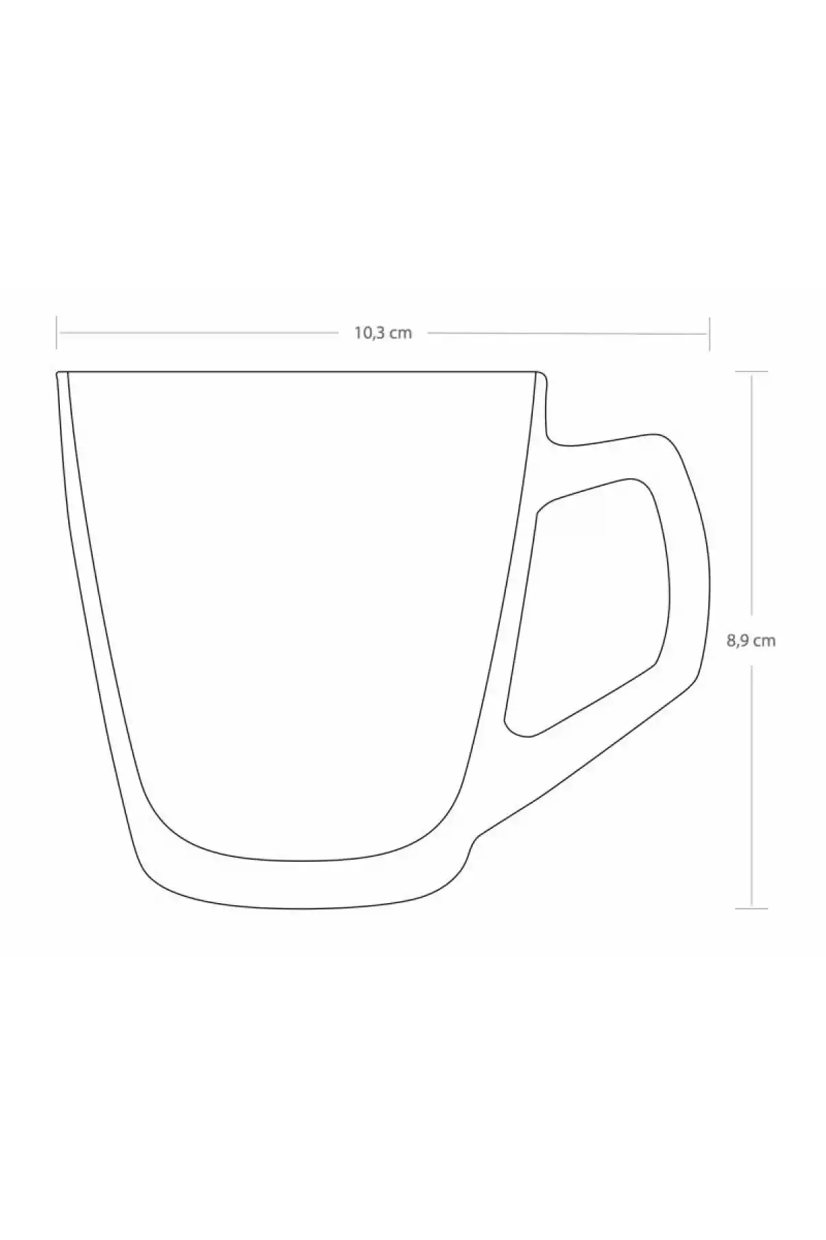 Paşabahçe 55713 Safir Kupa 2li 250cc