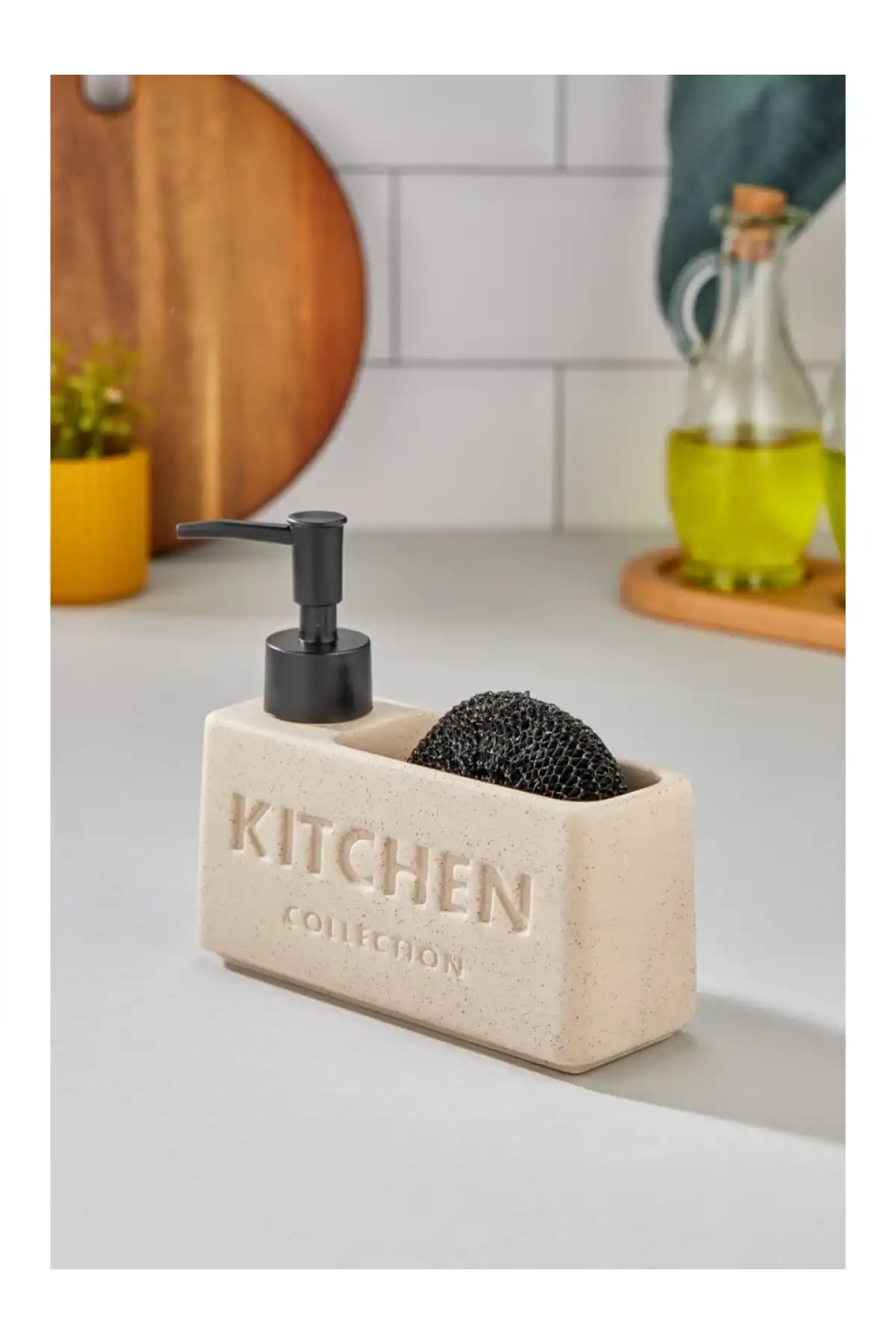 Cooker Beton Görünümlü Sıvı Sabunluk