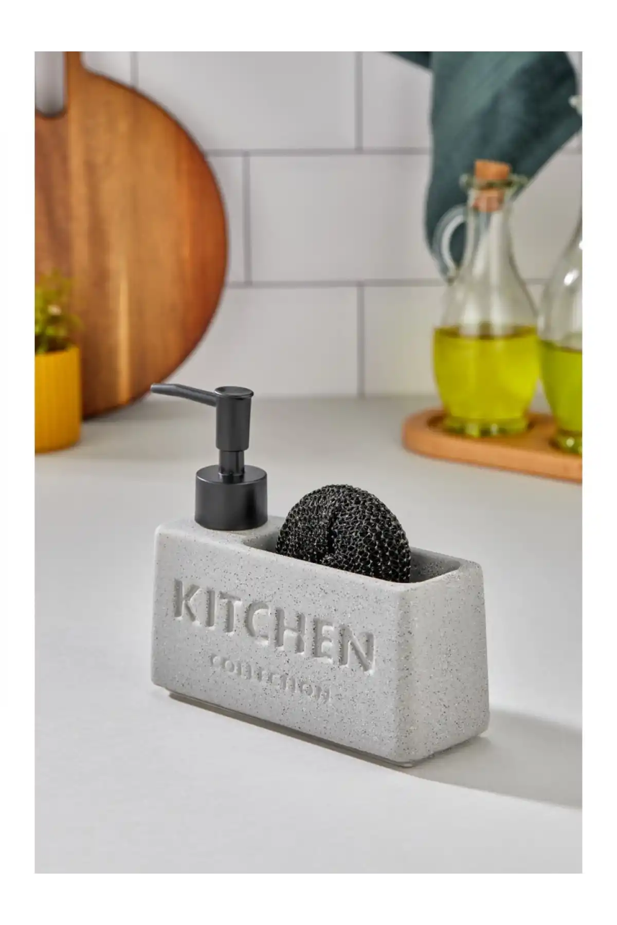 Cooker Beton Görünümlü Sıvı Sabunluk