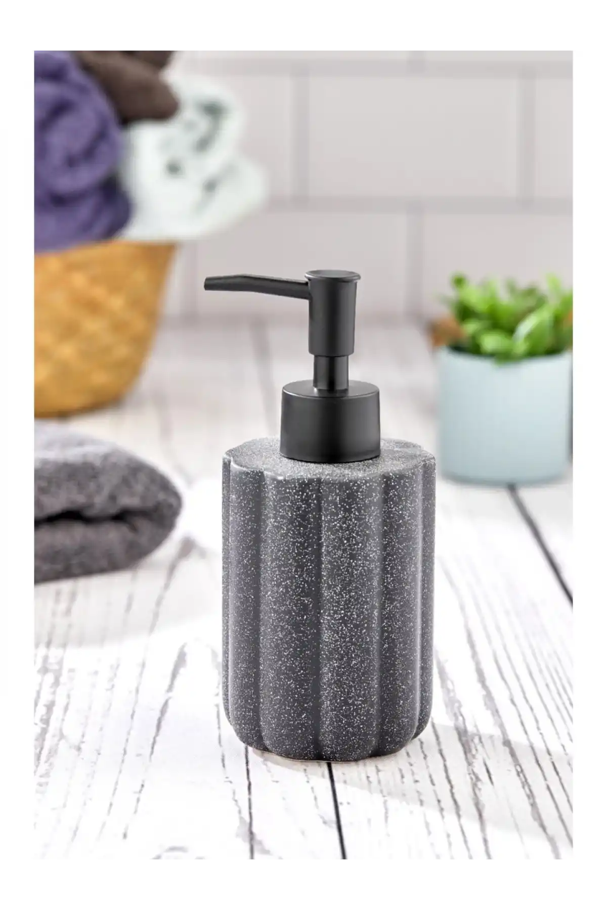 Cooker CKR3427 Beton Görünümlü Stoneware Sıvı Sabunluk 1 Adet