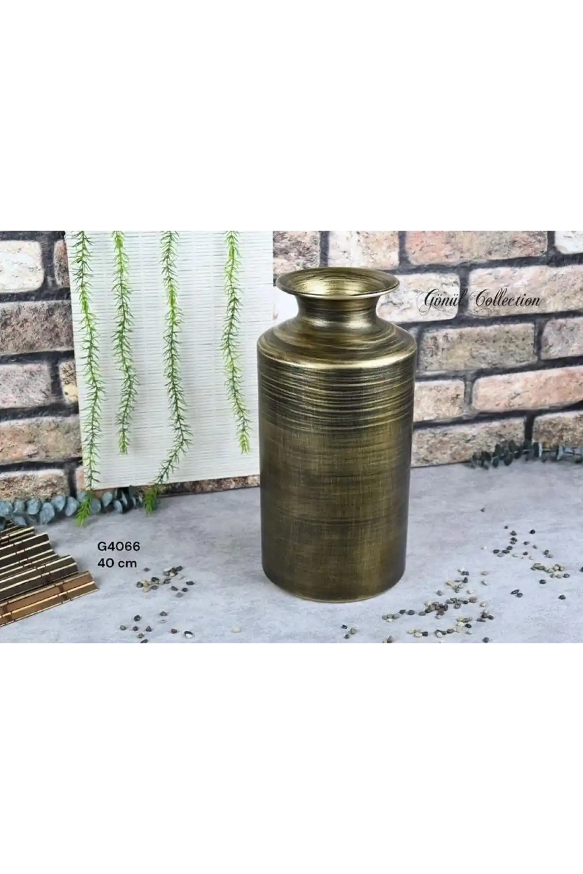 Gnl Metal Vazo 20x39cm