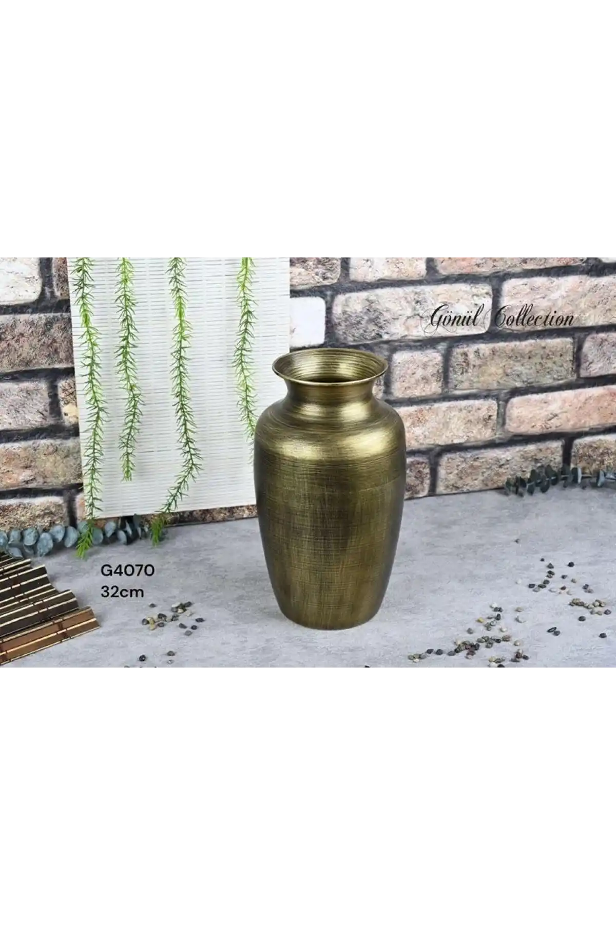 Gnl Metal Vazo 17x31cm