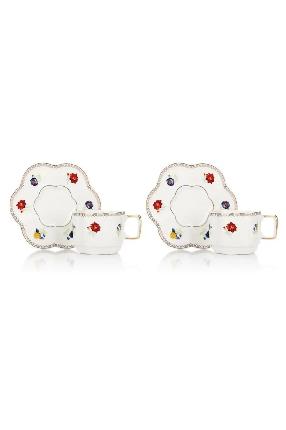 Mien 2li Flower Fincan Seti