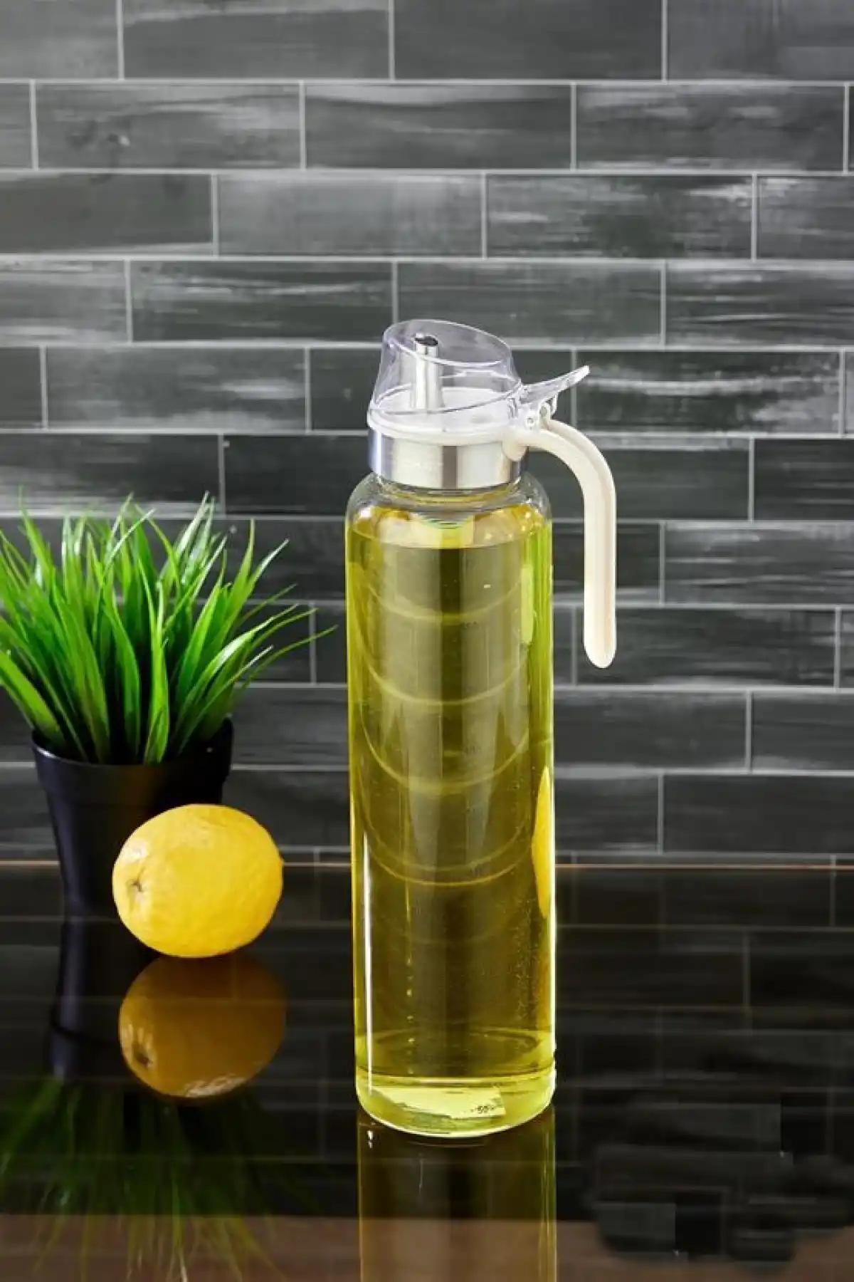 Cooker Borosilikat Cam Yağlık 1 lt