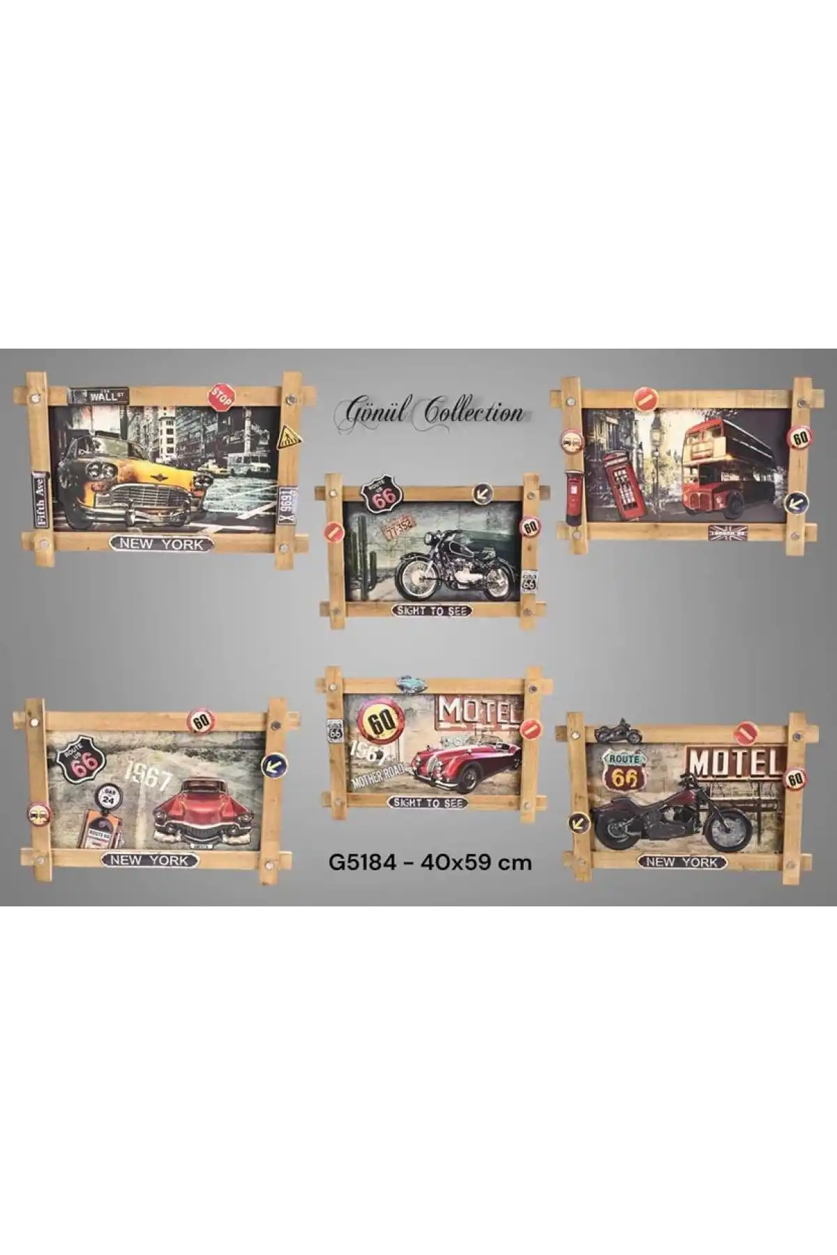 Gnl Metal Duvar Süsü