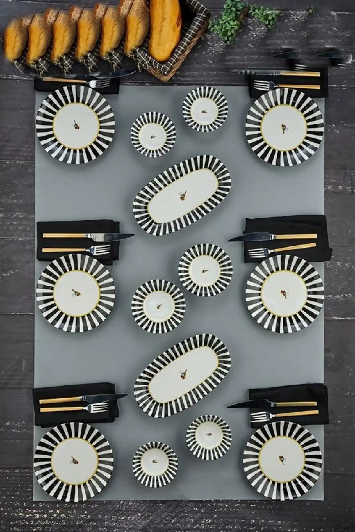 Cok Porselen 14 Parça Kahvaltı Seti