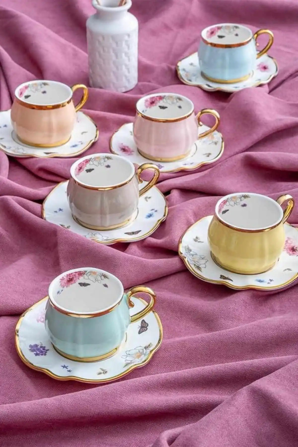 Acar Porselen 6lı Kahve Seti