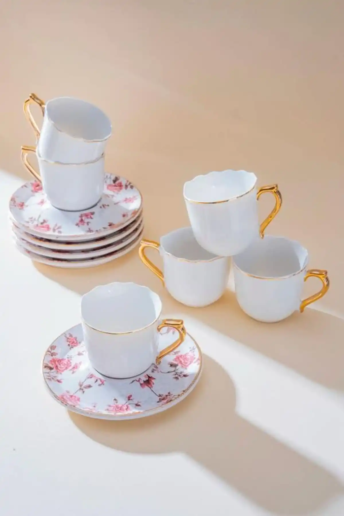 Acar Porselen 6lı Kahve Seti