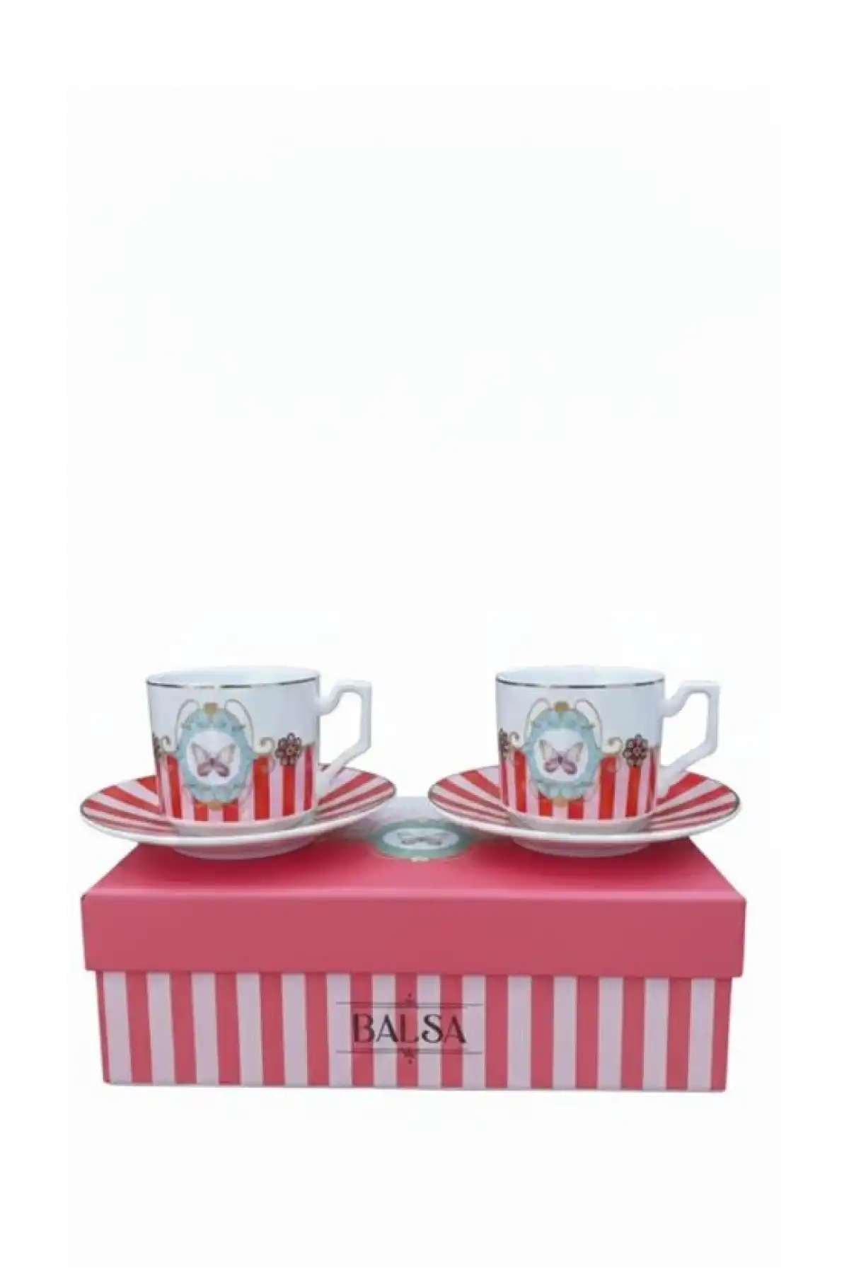 Bls 2li Porseklen Kahve Seti