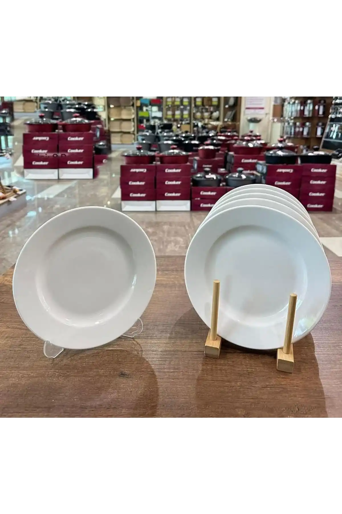 Cok Porselen 19cm 6lı Pasta Tabağı