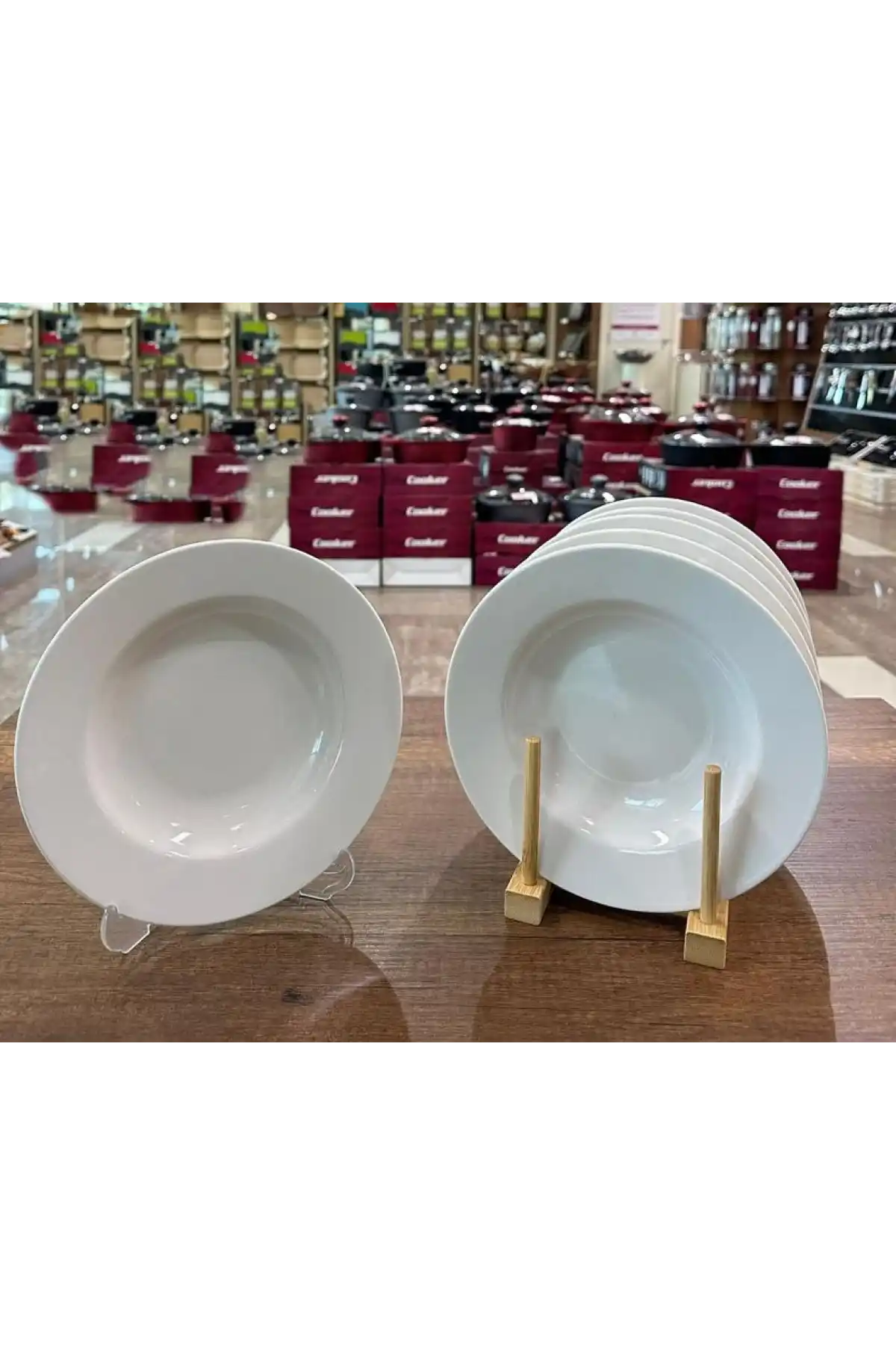 Cok Porselen 20cm 6lı Yemek Tabağı