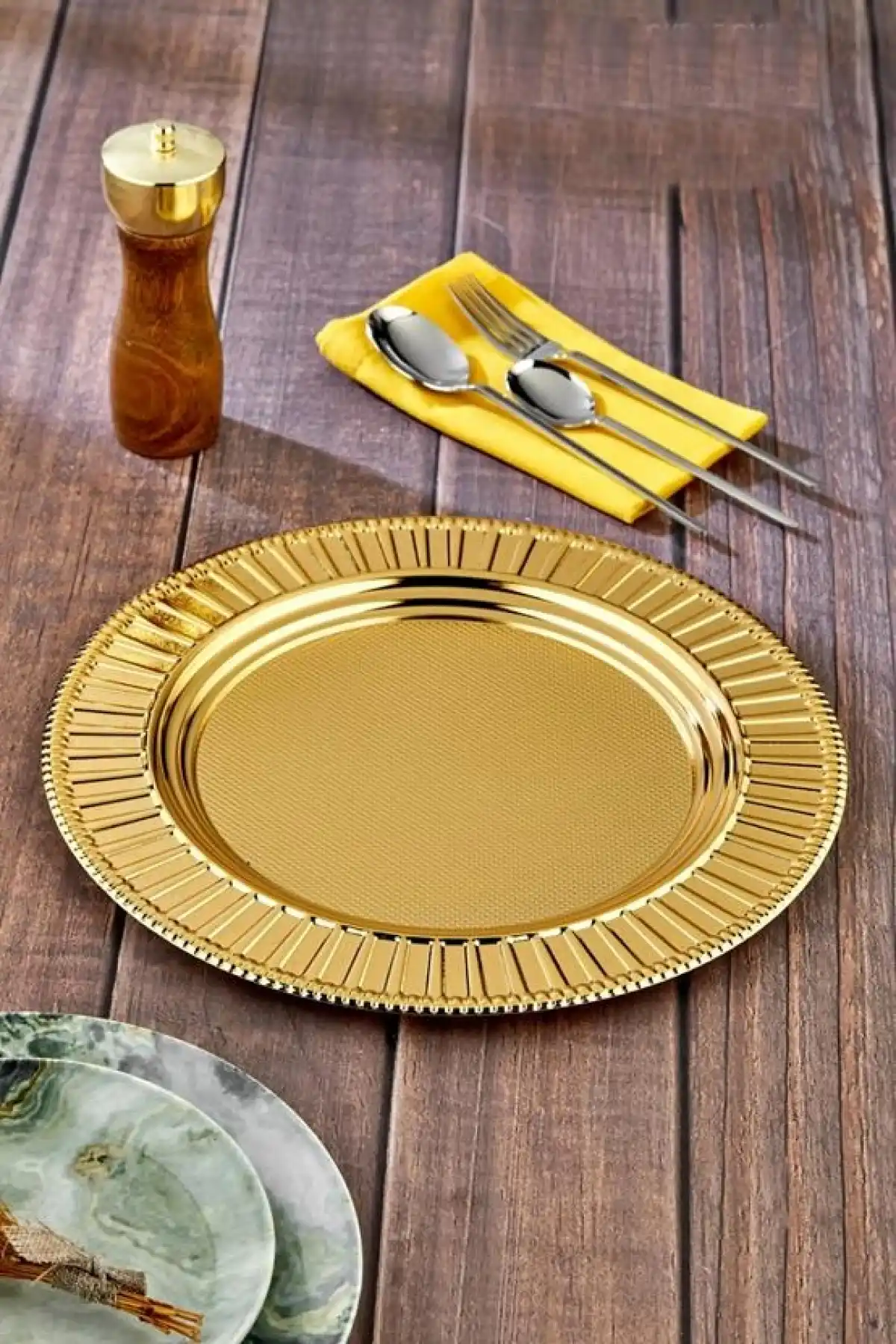 Cok Altın Renk Metal Supla 33cm