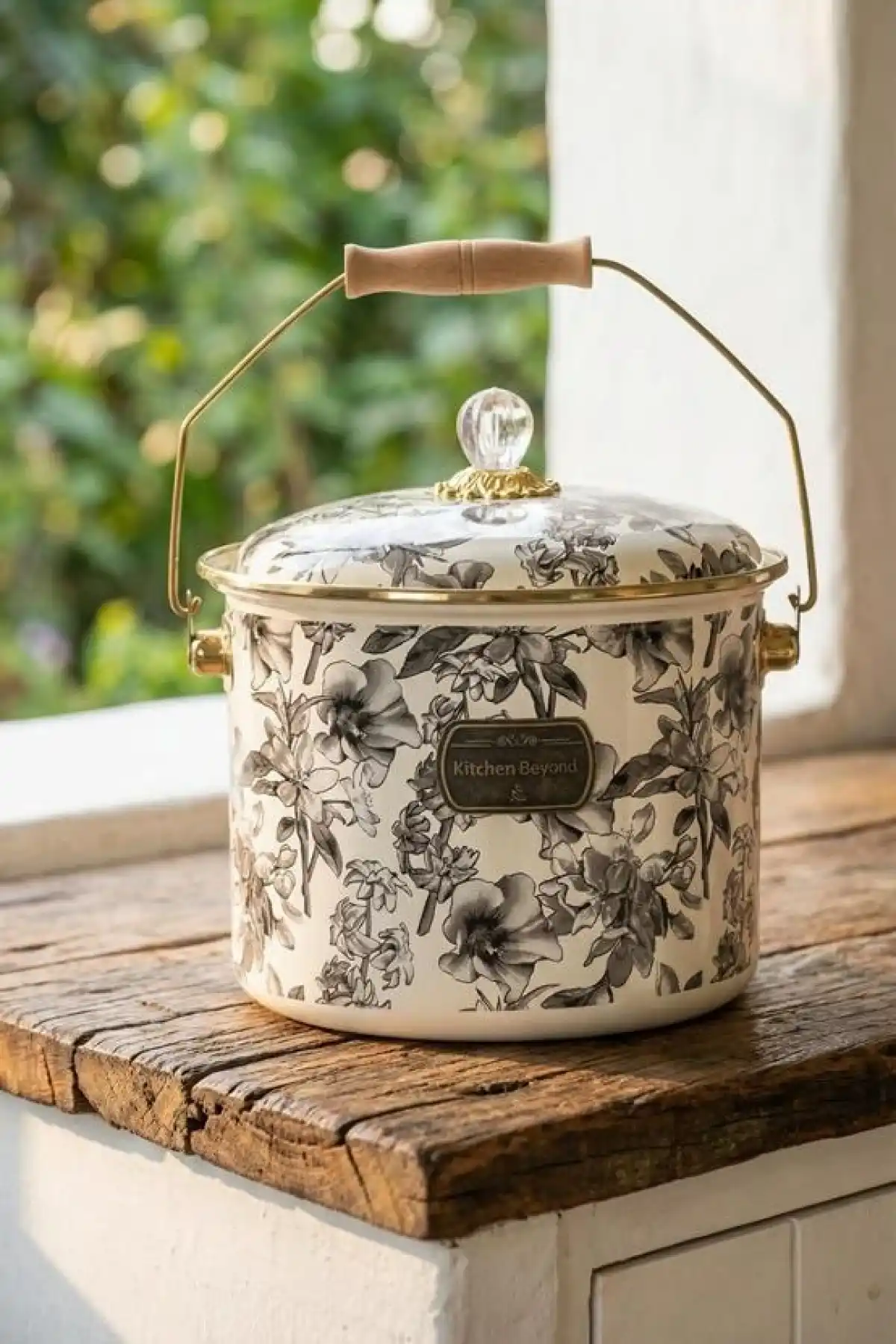 Acar Garden 20cm Emaye Bakraç