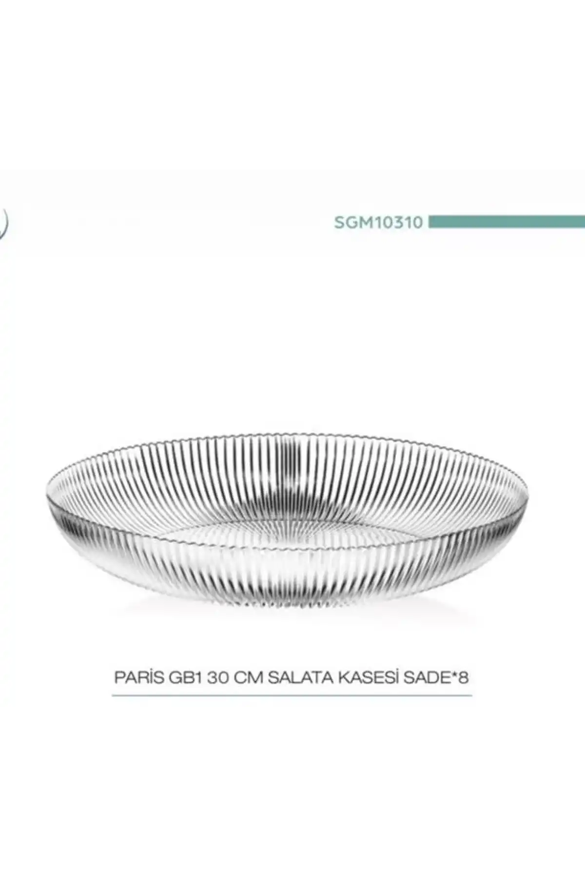 Sigma Paris Gri 30cm Salata Kase