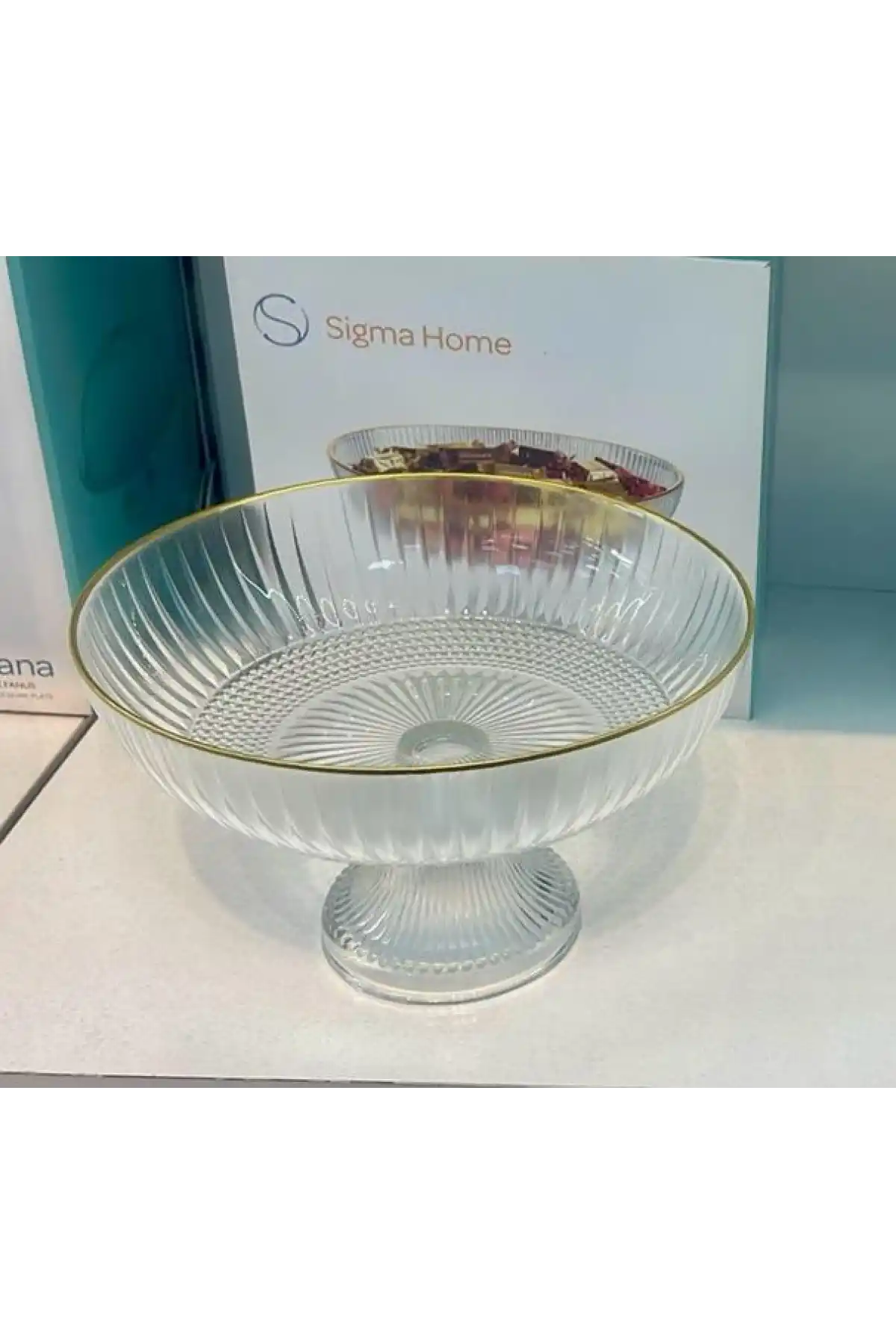 Sigma Menza Salata Kase 20cm Altın Yaldız