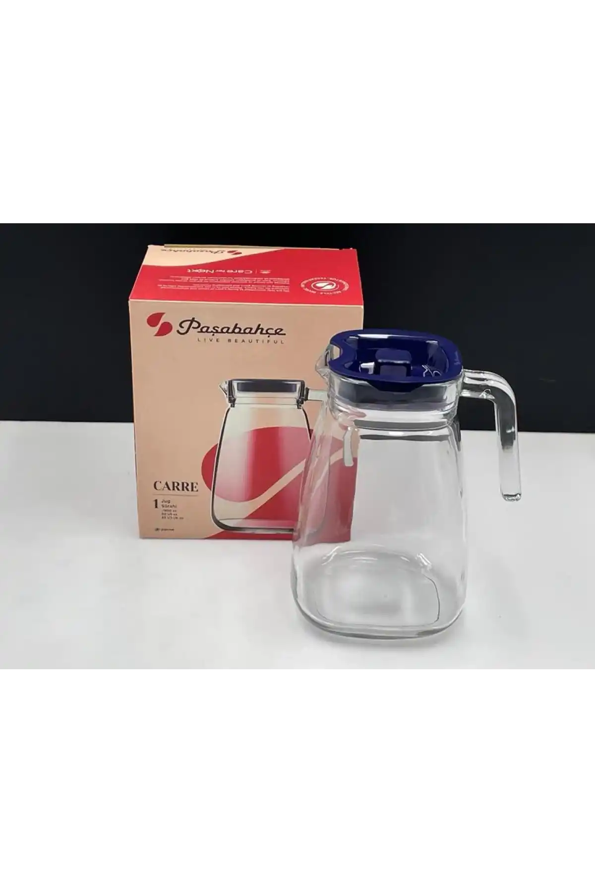 43028-1X6-Carre Lacivert Kapak 1800cc Sürahi