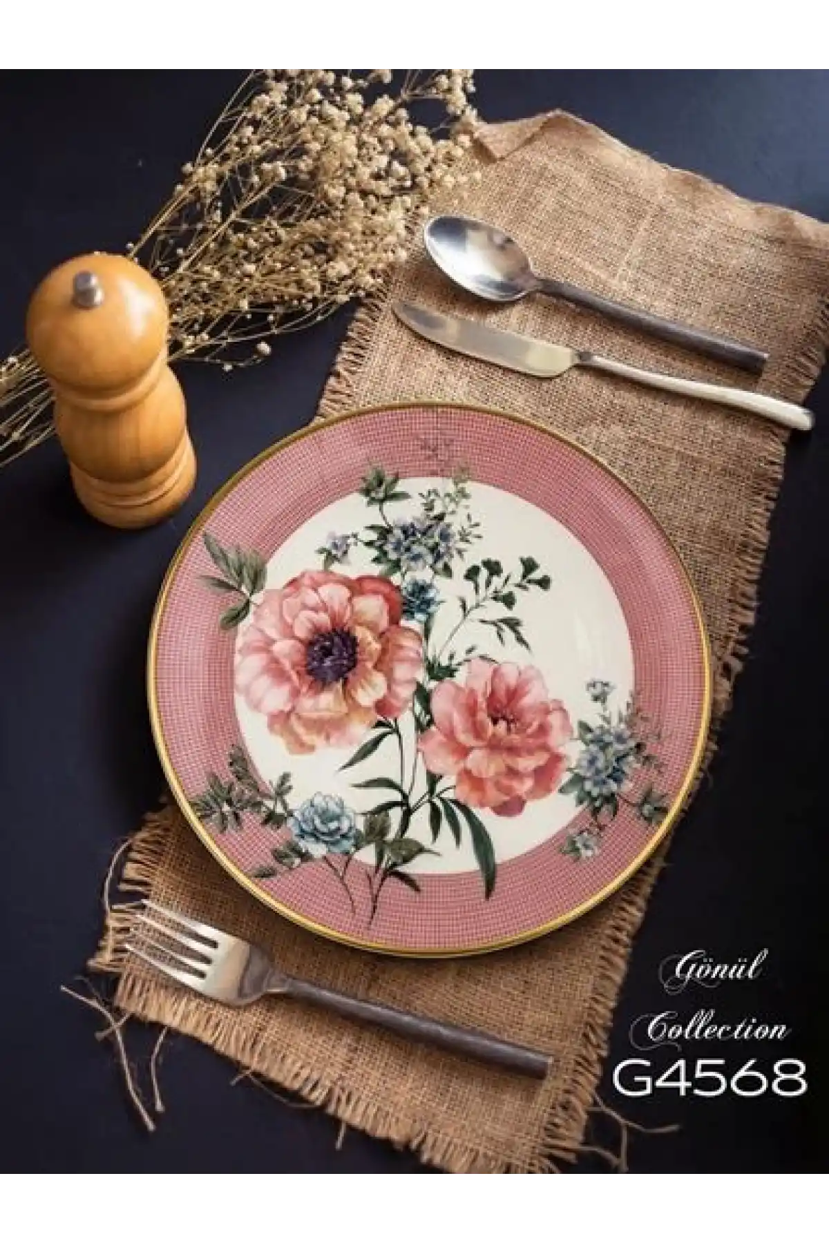 Gnl Magnolya 6 lı Pasta Tabak