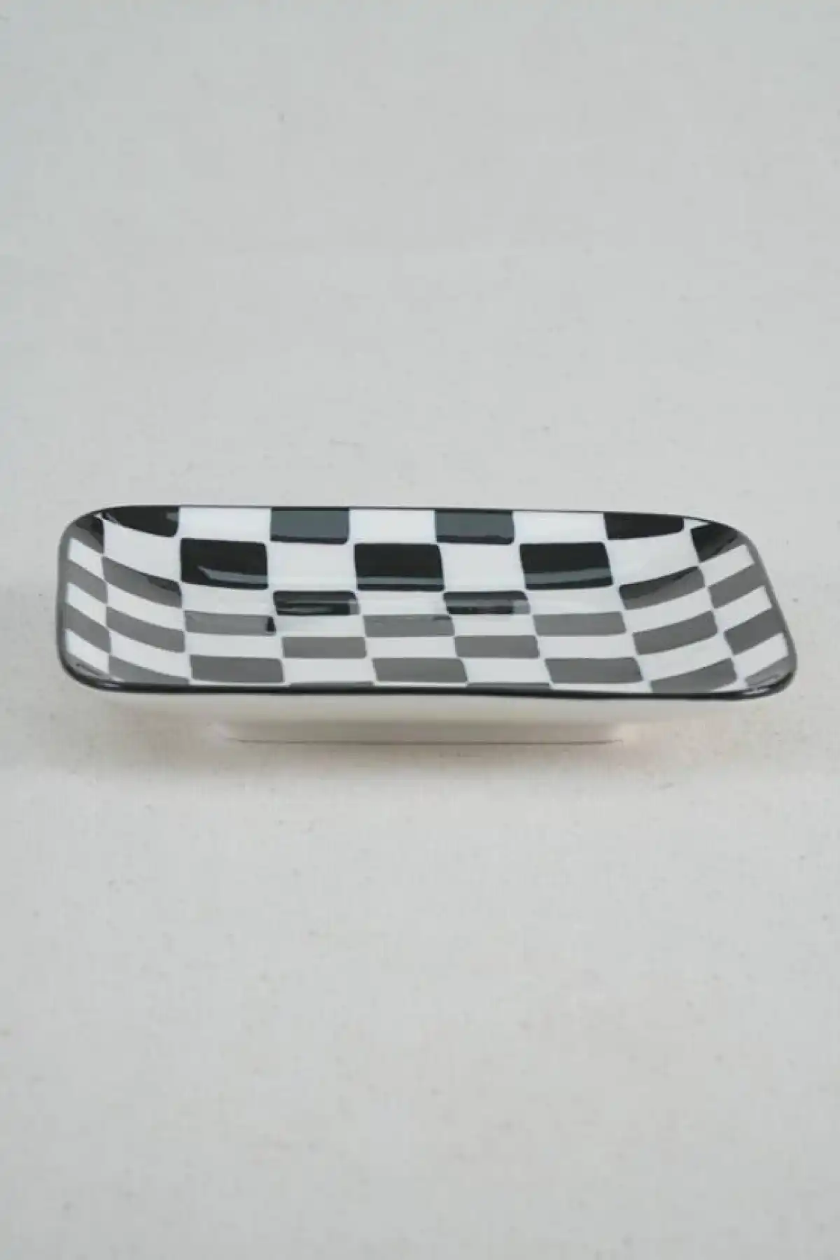 Acar Luise Dama Desenli Porselen Tabak 6lı 15 cm