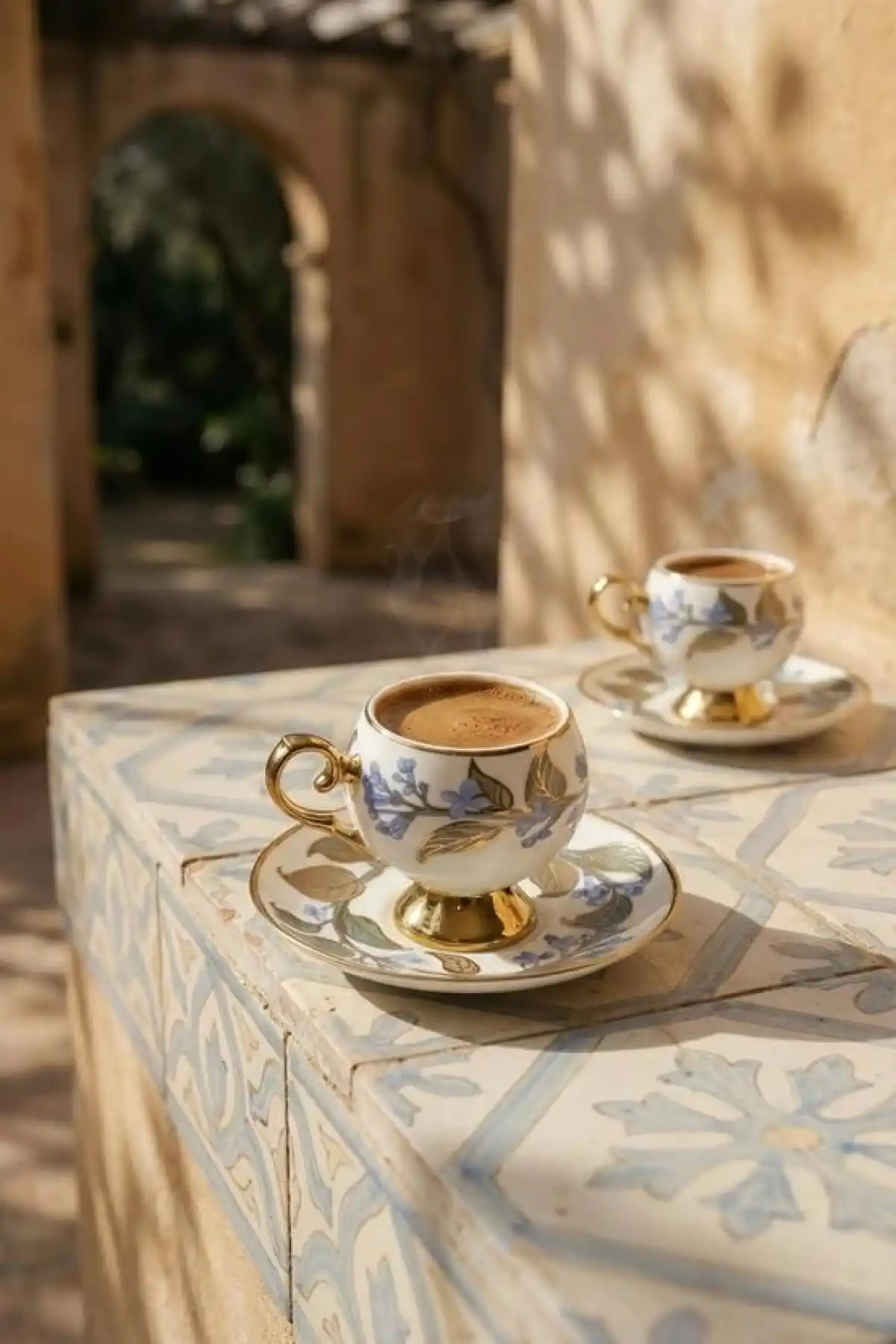 Acar Porselen 2li Kahve Set