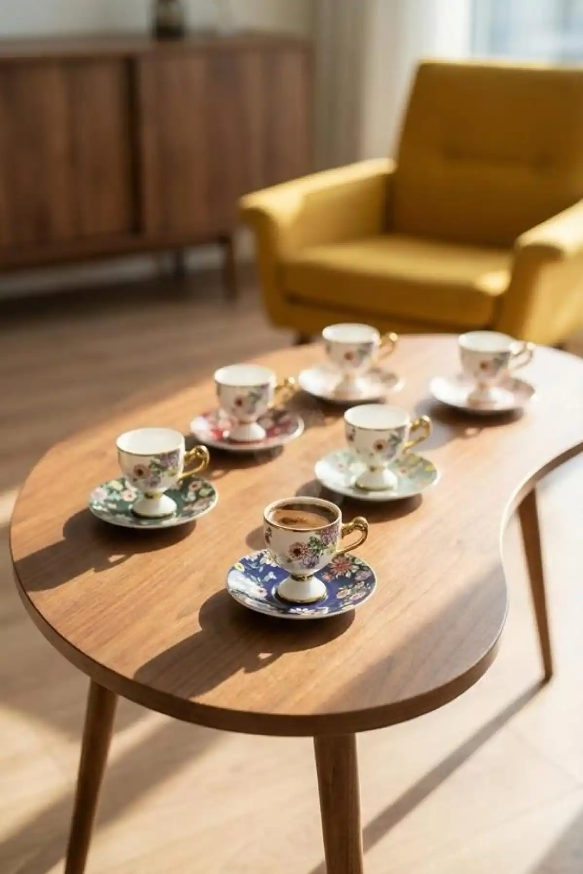 Acar Porselen 6lı Kahve Set