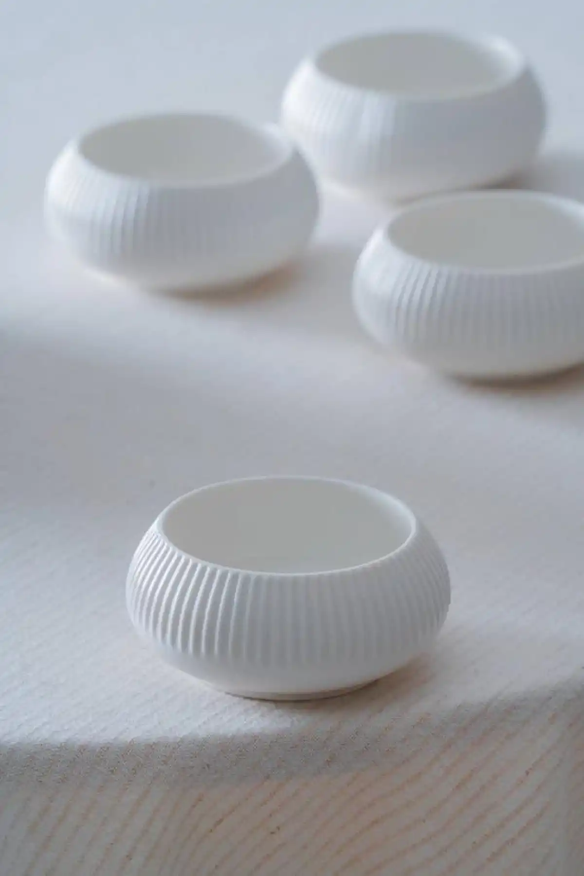 Acar Linea Porselen Beyaz Kase 8x6 cm