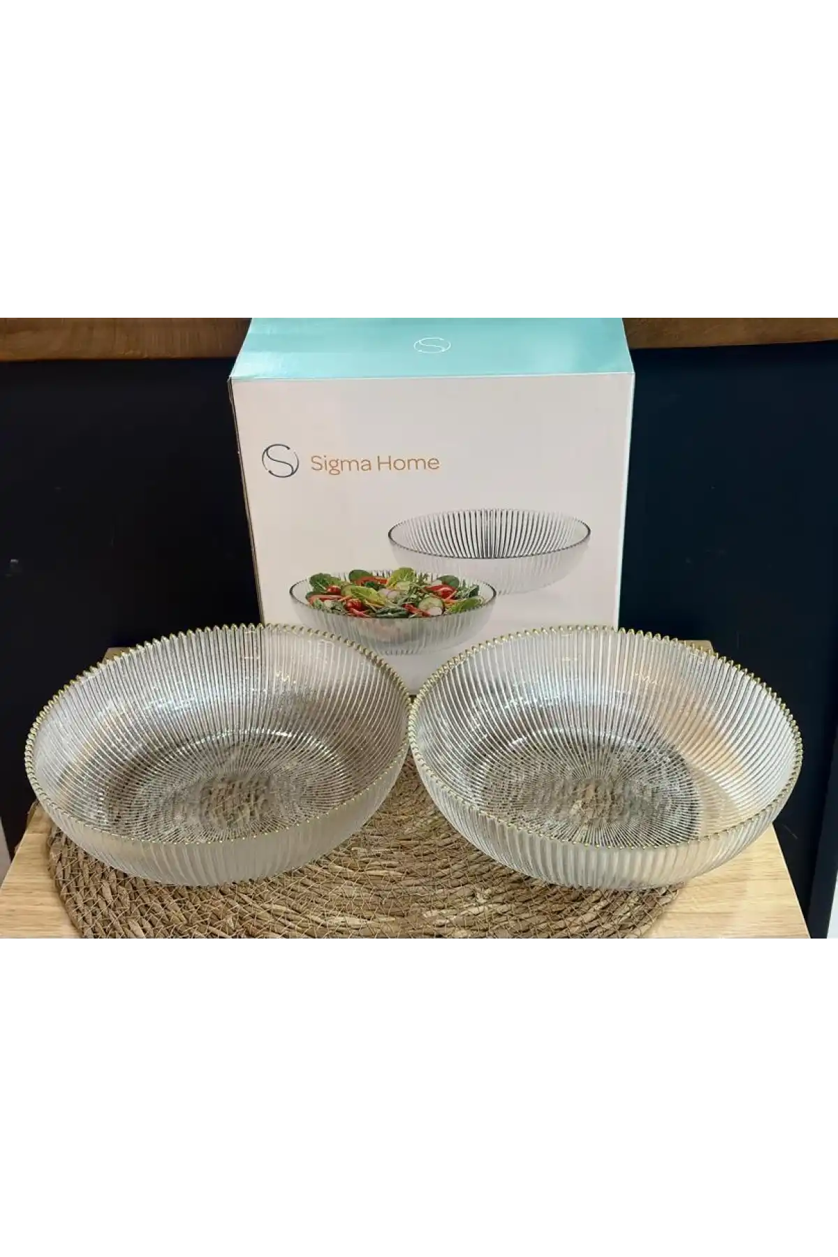 Sigma Menza Gold Detaylı Salata Kasesi 20 cm