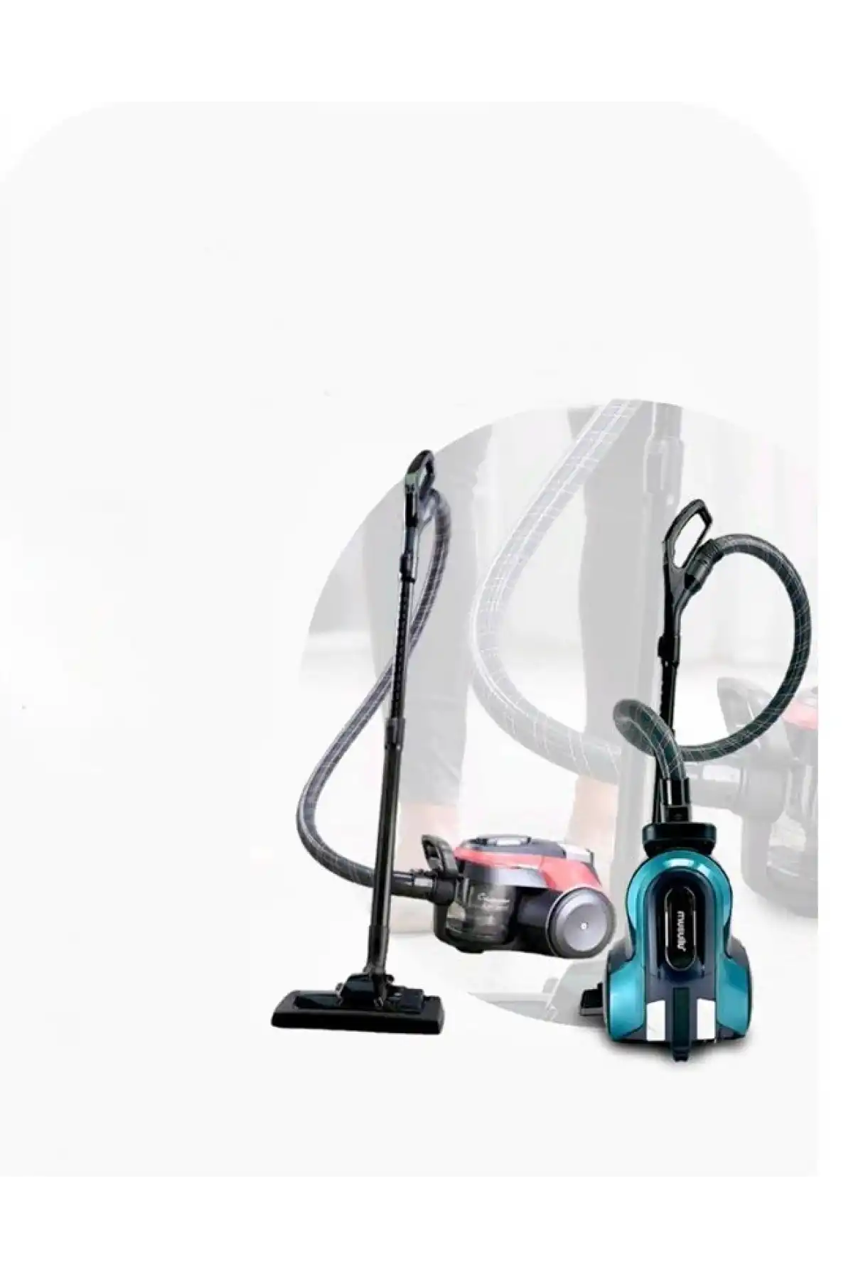 Musullu Siyah Hepa Elektrikli Süpürge