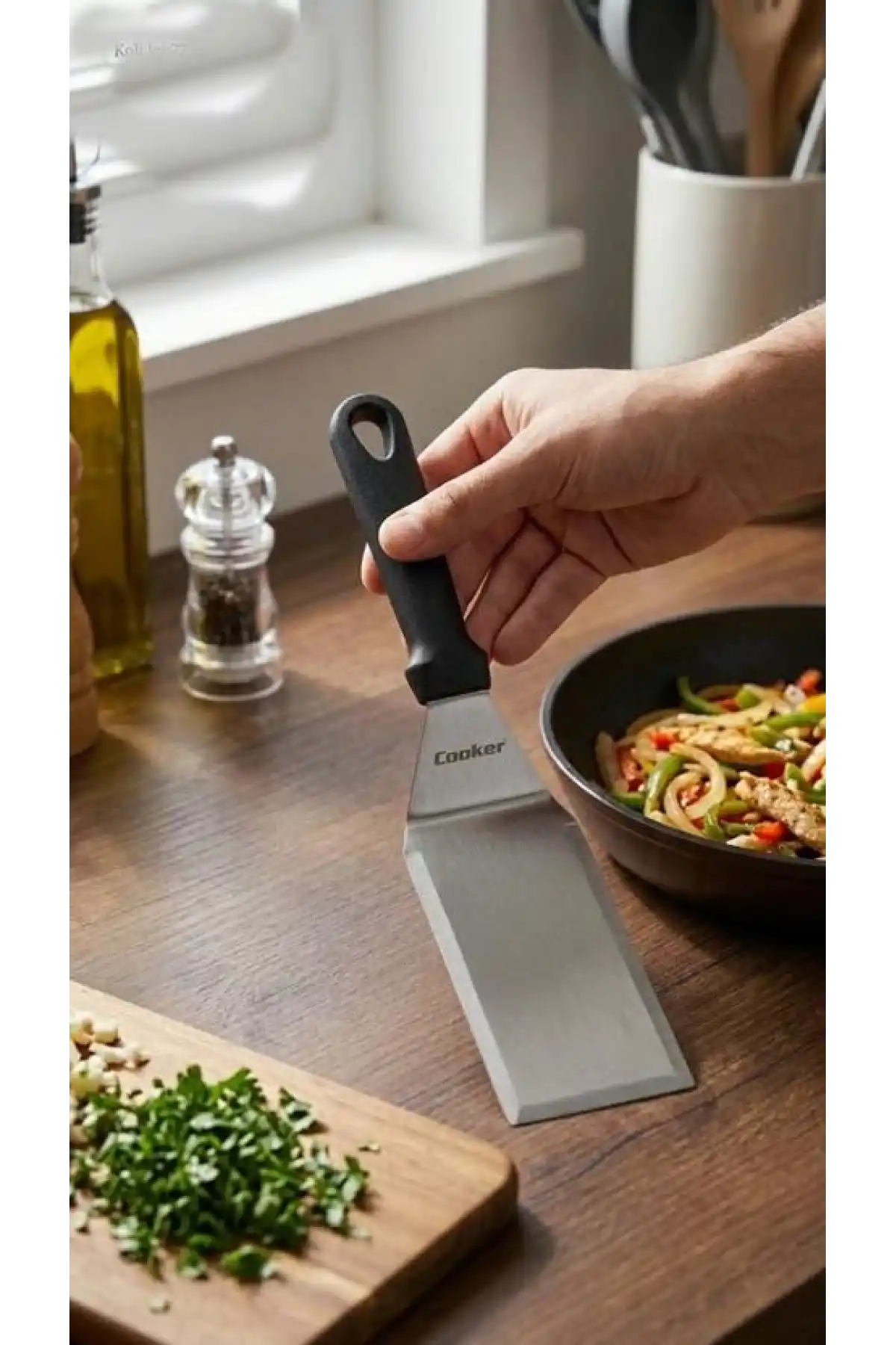 Cooker Çelik Spatula 7x29 cm
