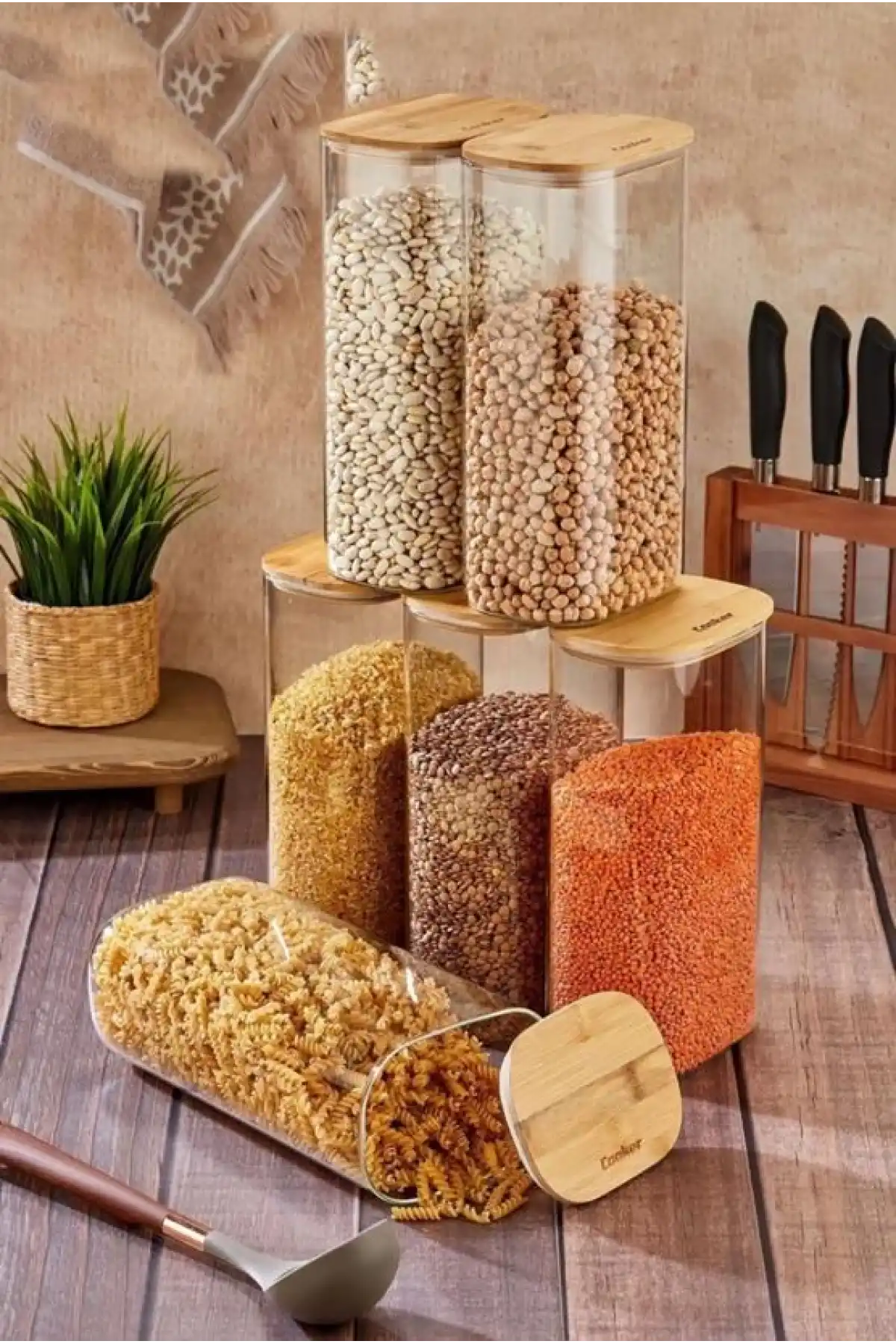 Cok Borosilikat 27cm Kavanoz