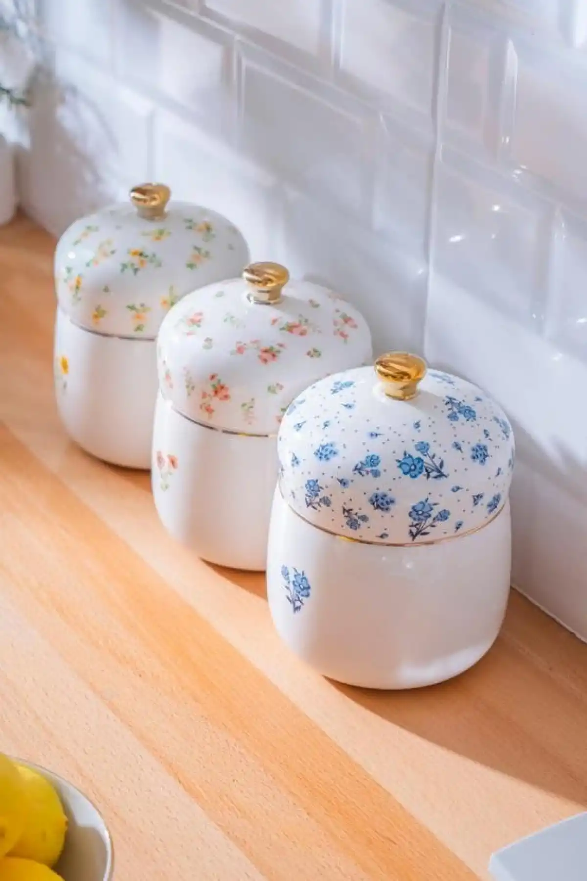 Acar Porselen 3lü Baharat Set