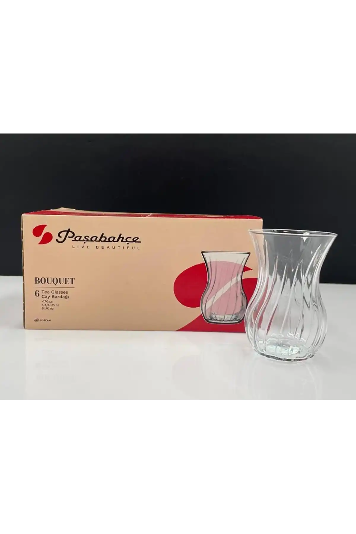 Paşabahçe 4233800 Bauquet Çay Bardağı Seti 170 cc 6lı