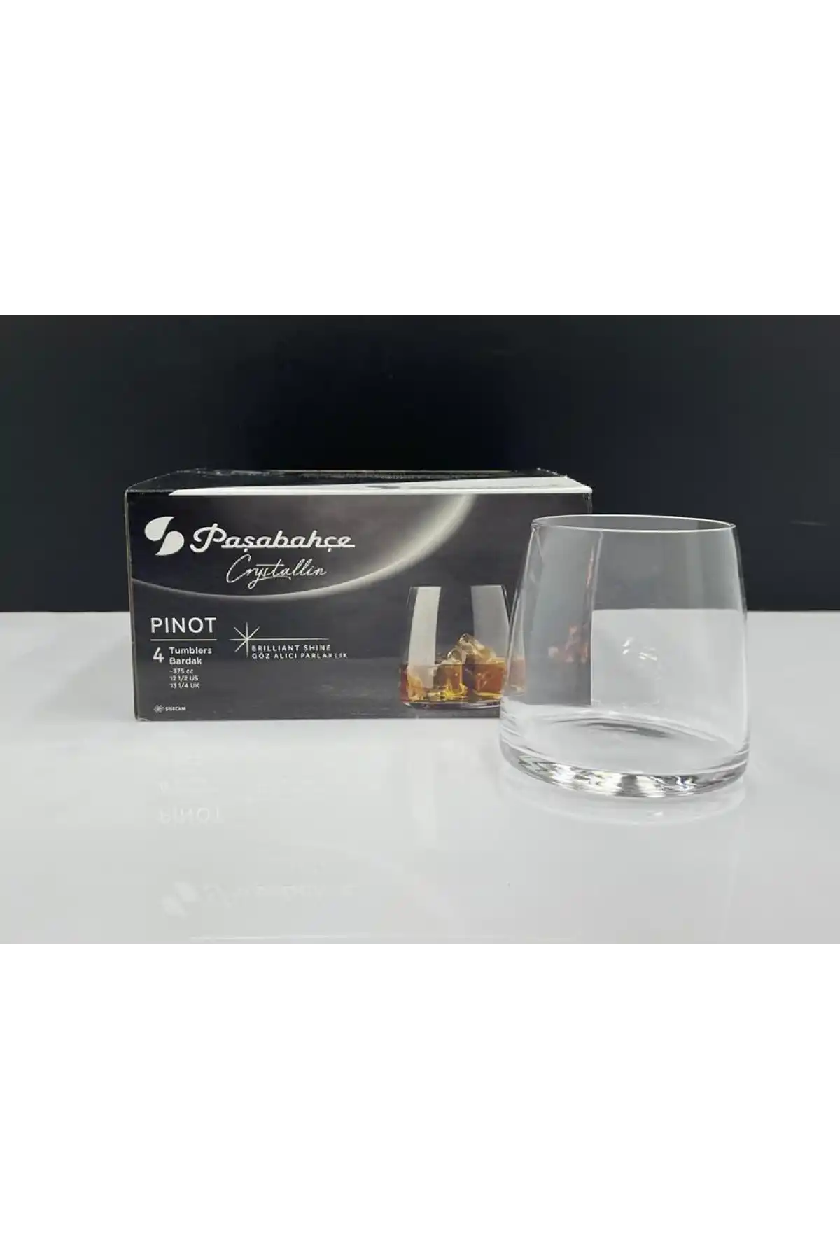 Paşabahçe 420424 Pinot Cam Bardak 375 cc 4lü