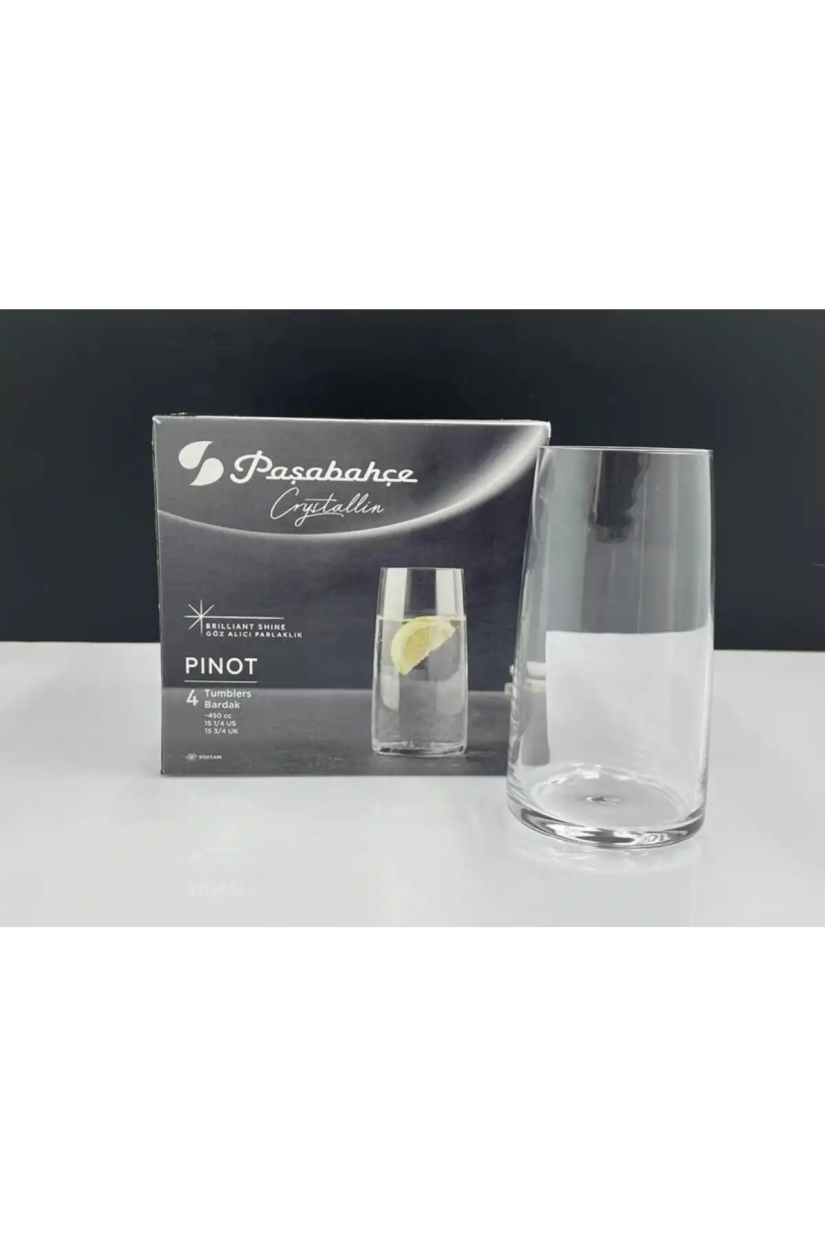 Paşabahçe 420449 Pinot Cam Bardak Seti 450 cc 4lü