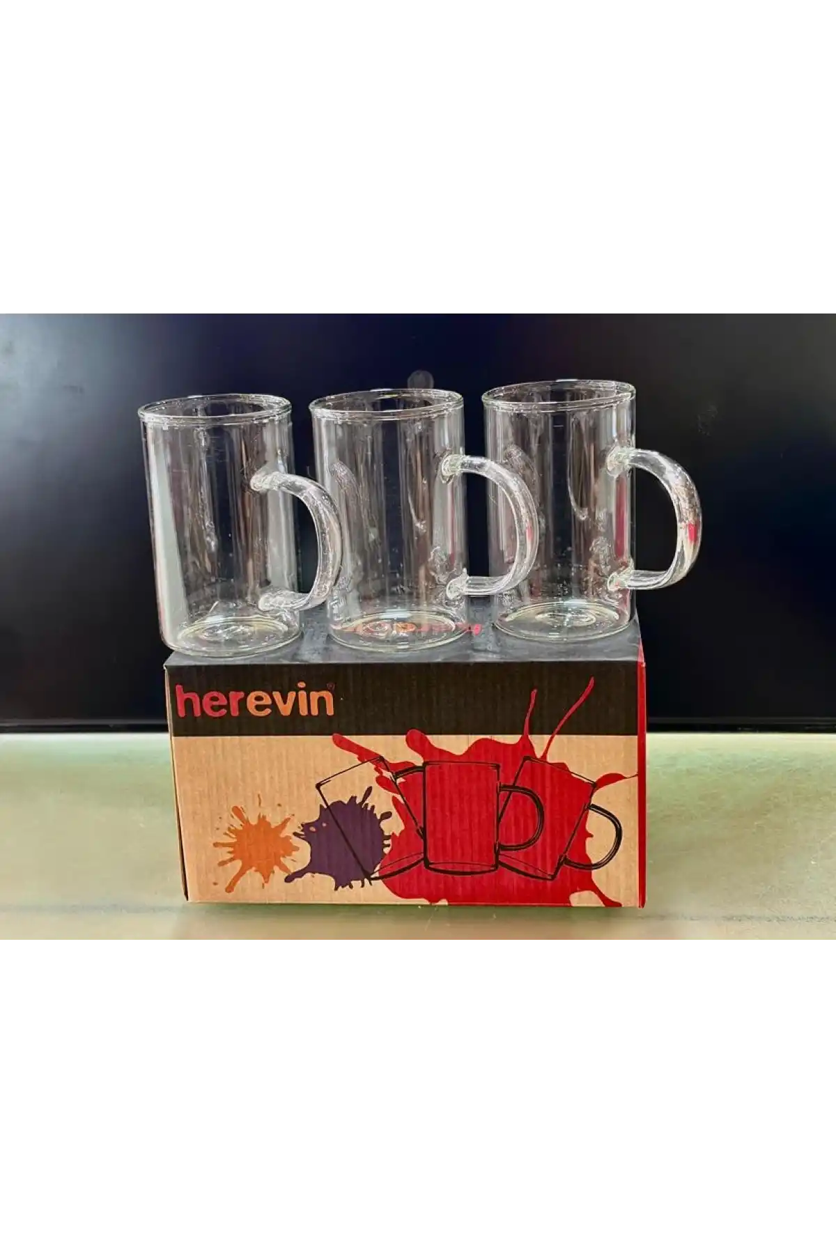 Her 200ml 3lü Borosilikat Kupa