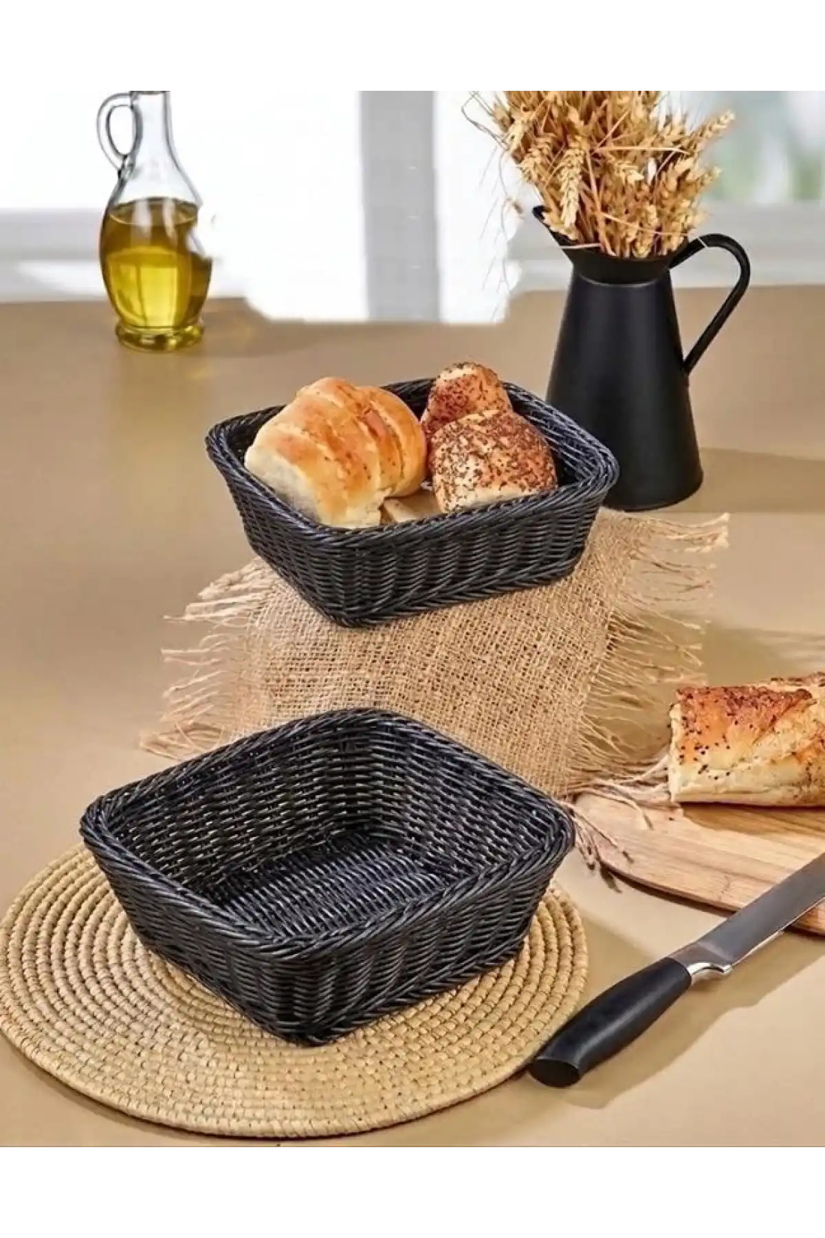 Cok Plastik Ekmek Sepeti