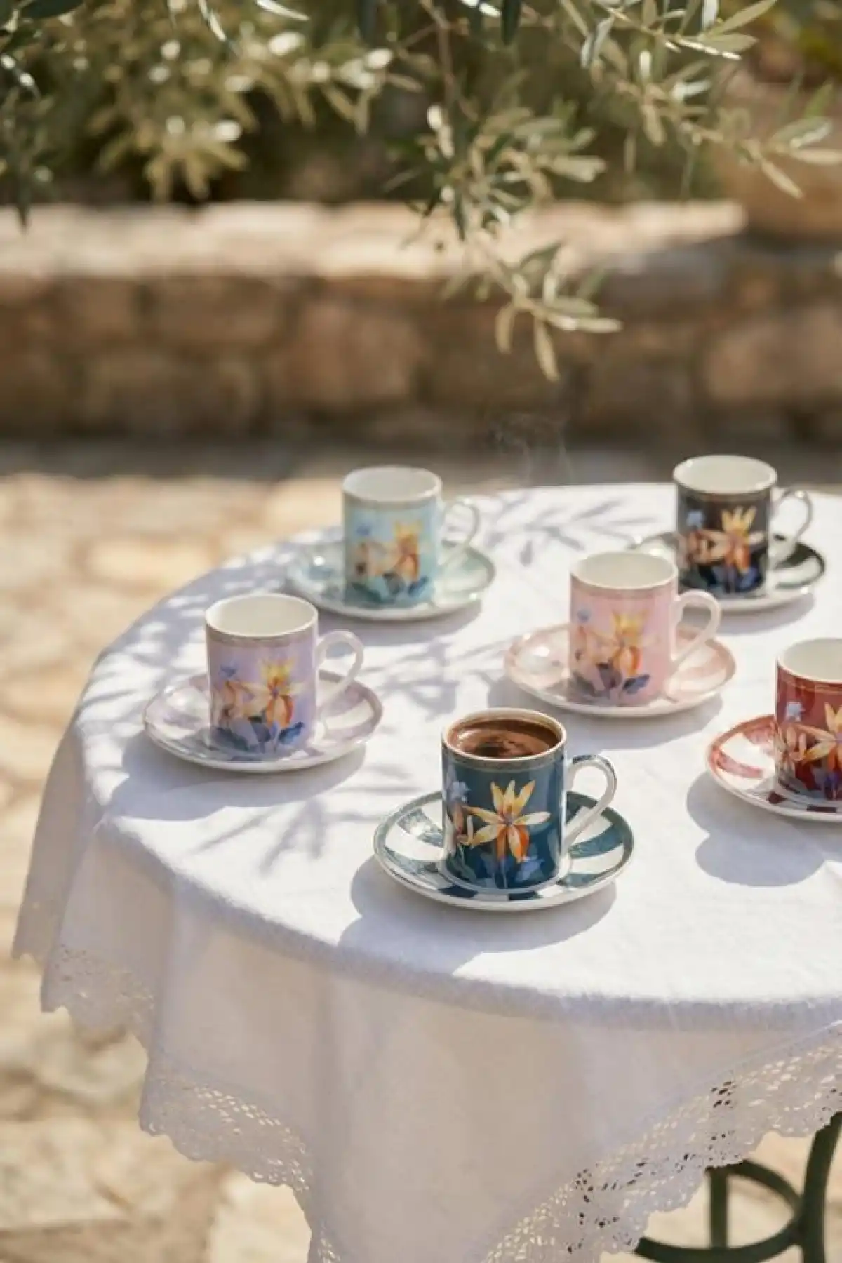 Acar Porselen 6lı Kahve Seti
