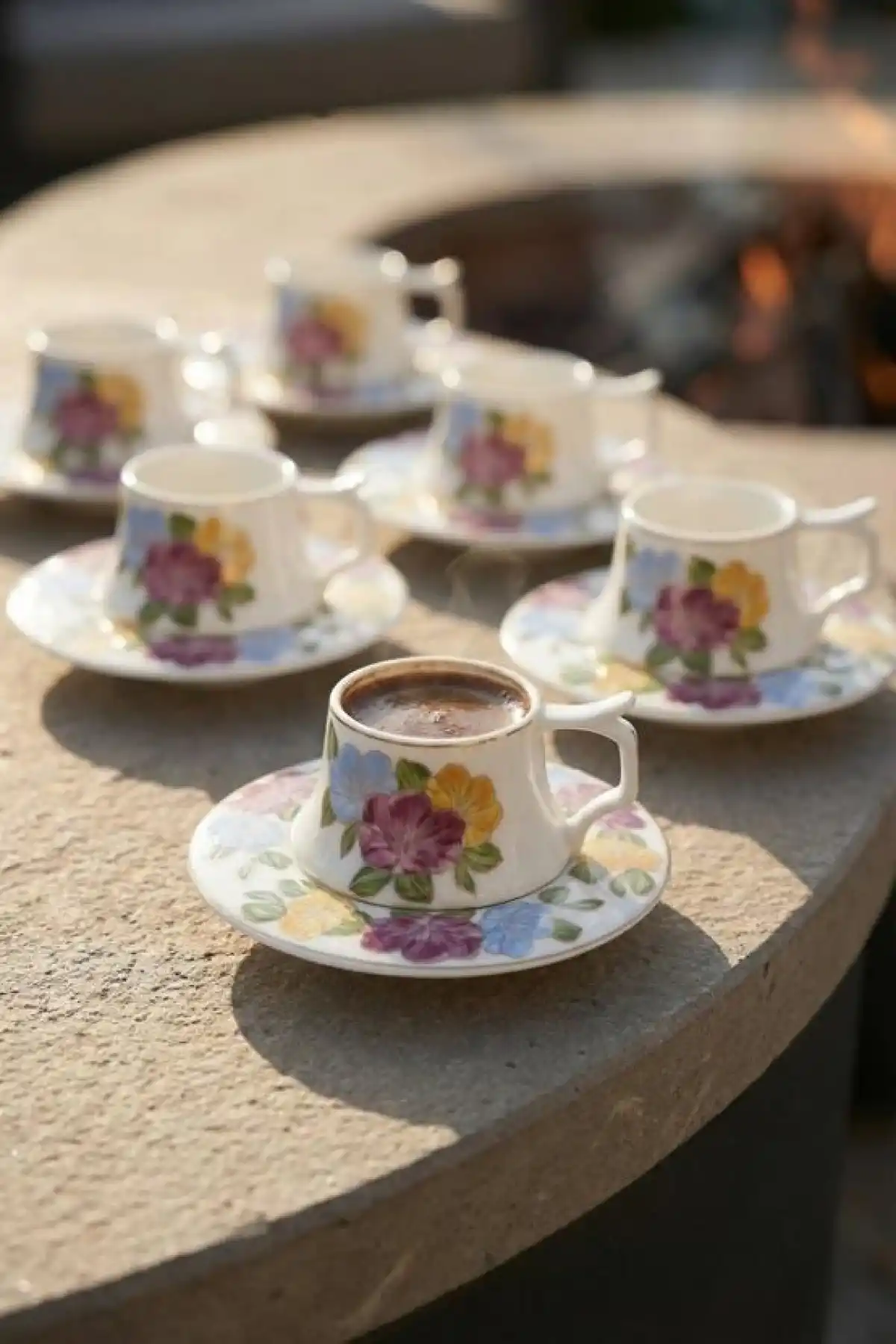Acar Porselen 6lı Kahve Seti
