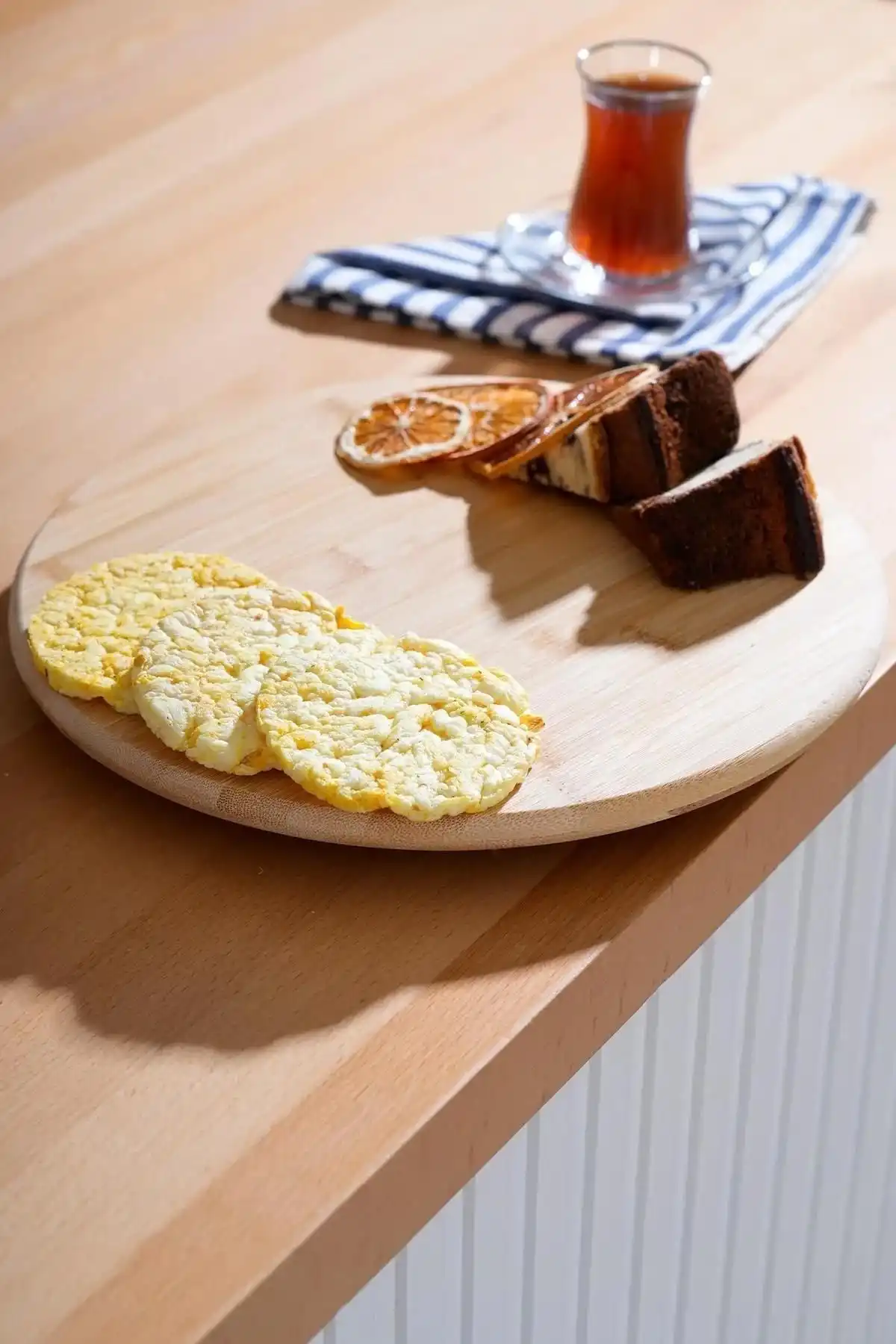 Acar ACR259 Bambu Dönerli Sunum Tepsisi 31 cm