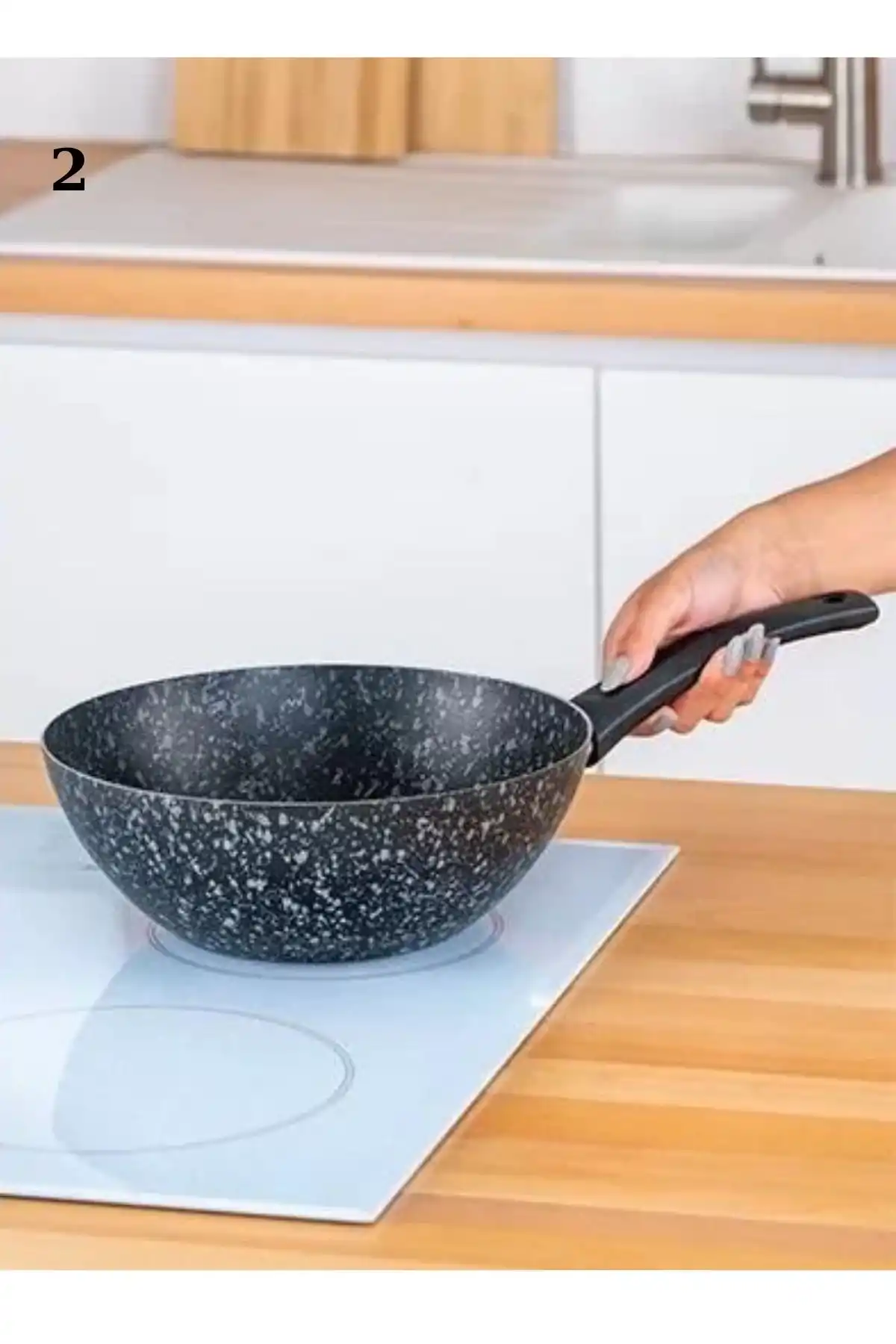 Acar CM5818 Wok Tava 24 Cm Tekli