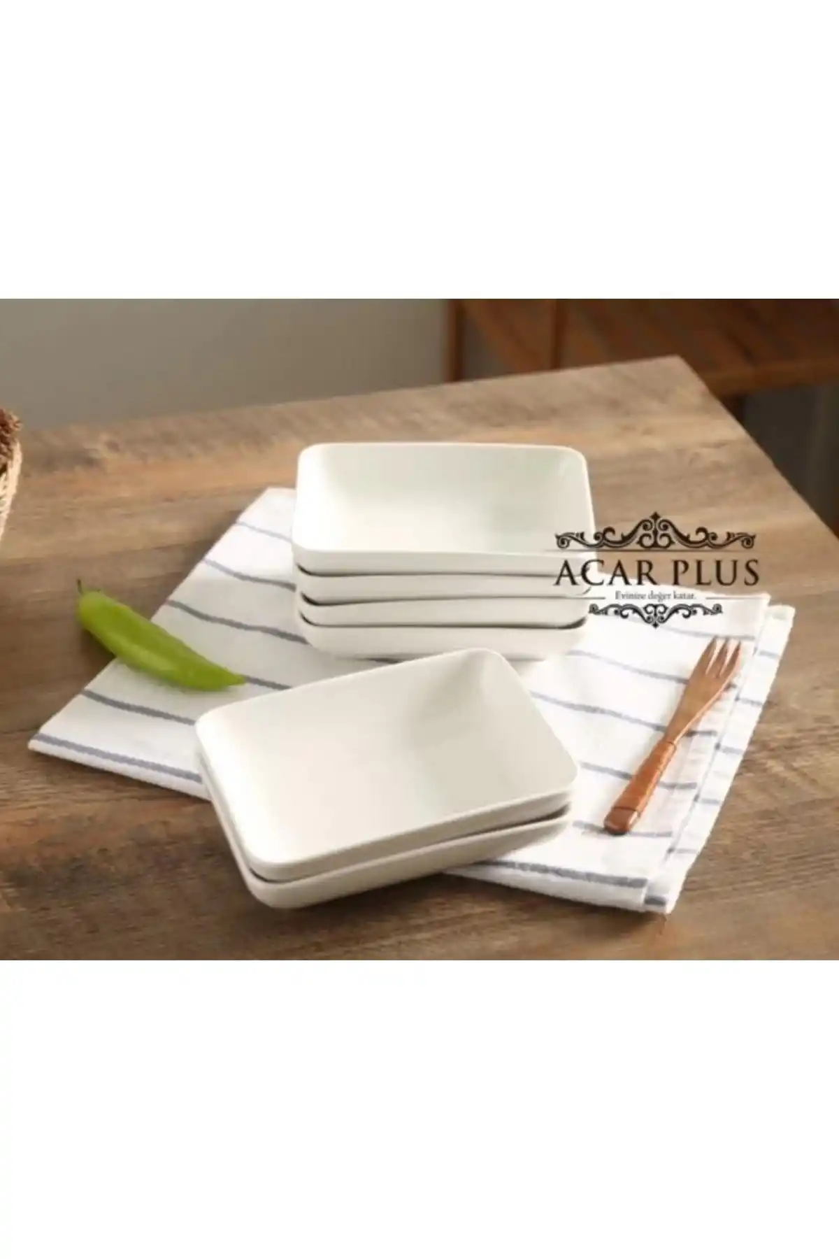 Acar HRO7465 Porselen Tabak 15.75 cm 6lı